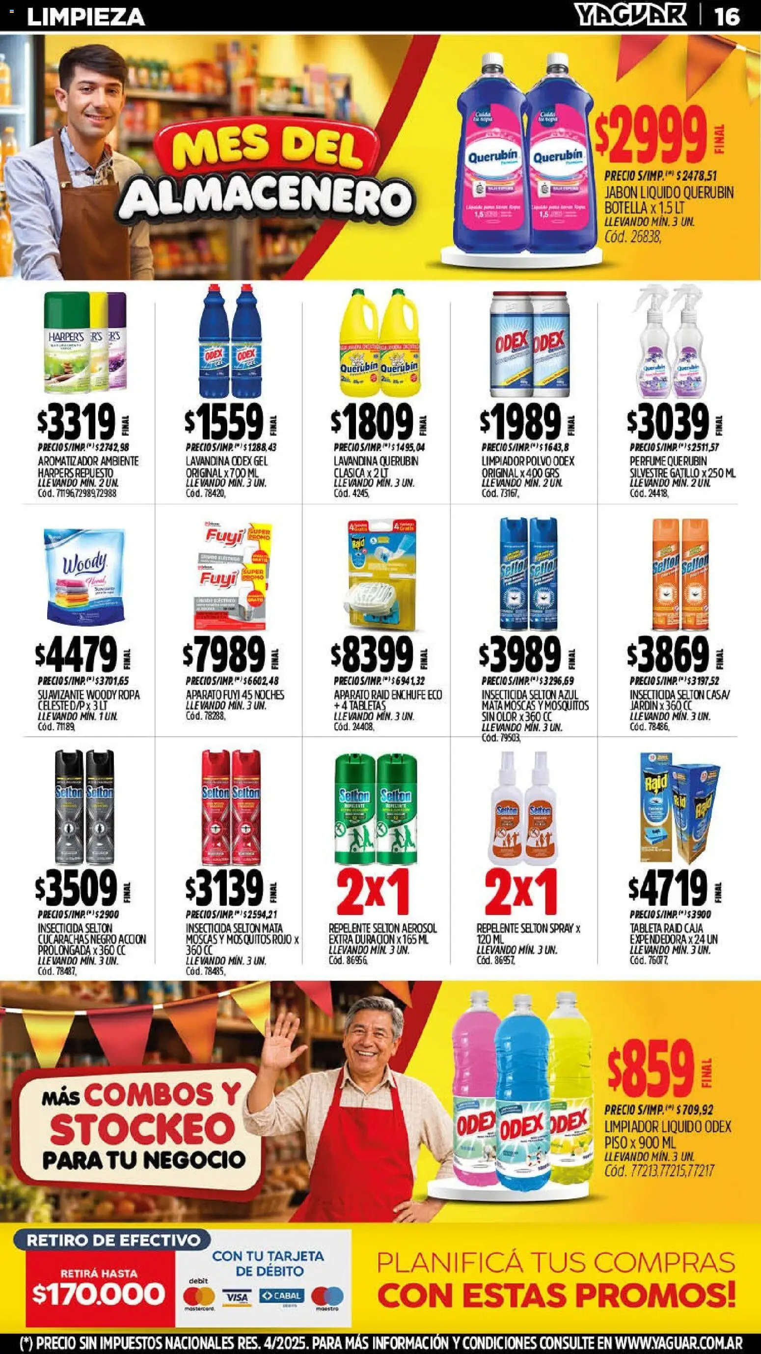 Yaguar - Oferta Semanal San Juan │ válido desde el 07/09/2026 | Página: 16 | Productos: Repelente, Botella, Ropa, Suavizante