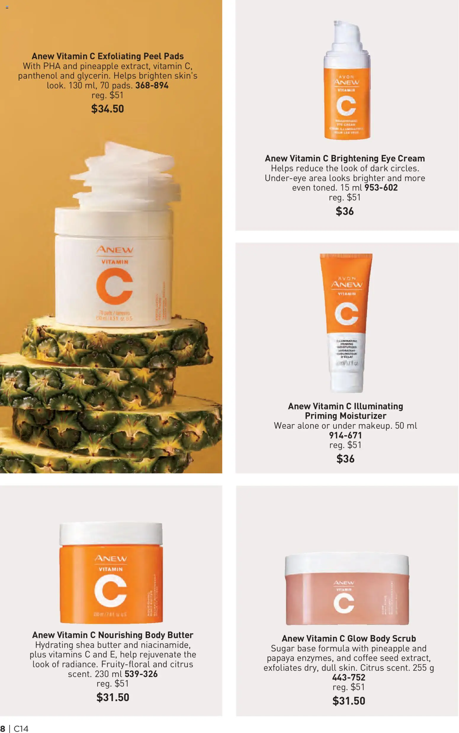 Avon flyer valid from Jul 2, 2026 | Page: 8 | Products: Pineapple, Cream, Butter, Coffee