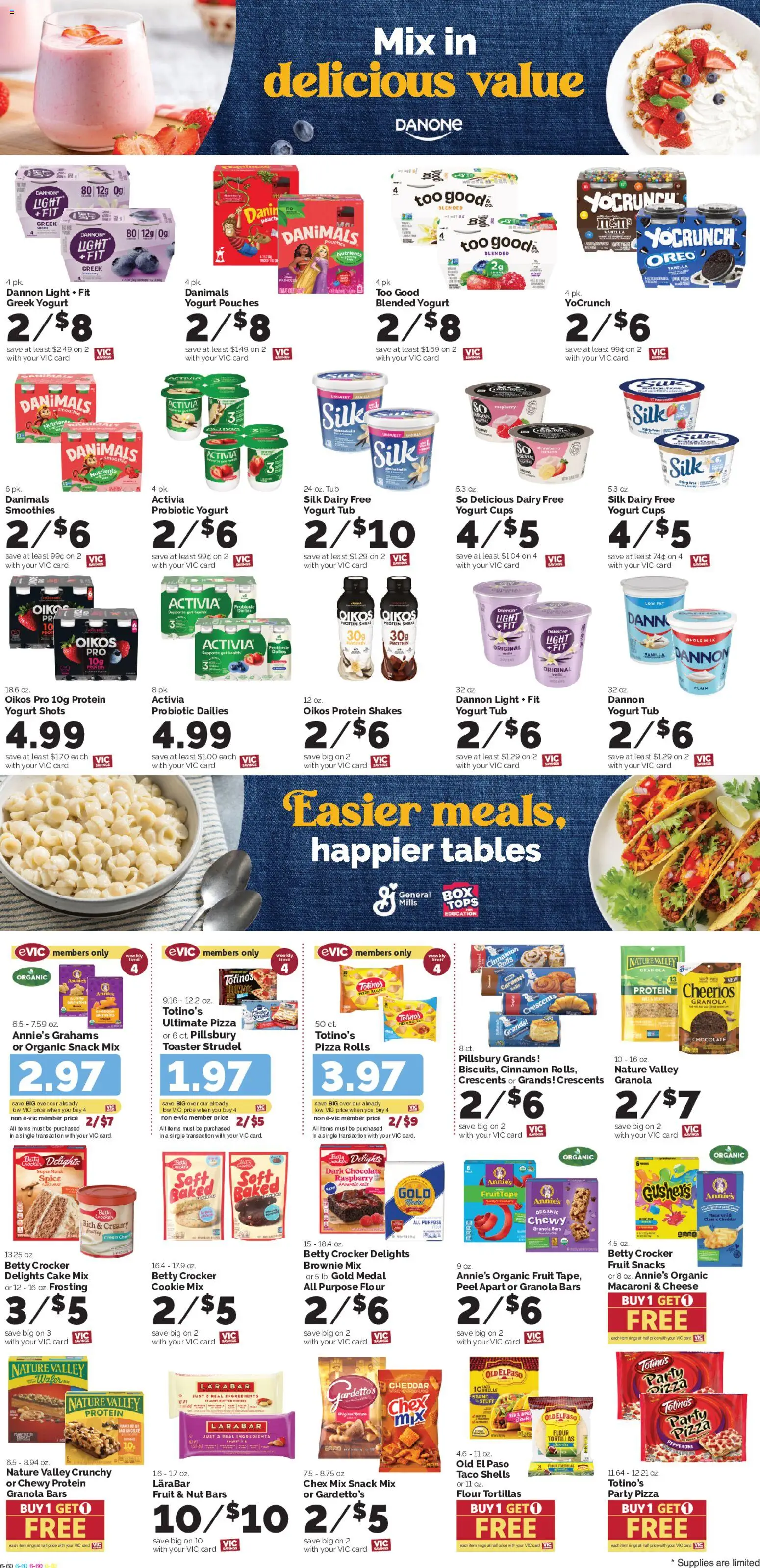 Harris Teeter Weekly Ad - SC - valid from 07/29/2026 | Page: 9 | Products: Cheese, Yogurt, Pizza, Raspberry
