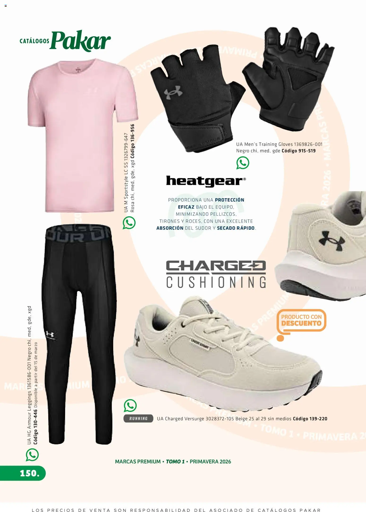Nuevas ofertas de SC Pakar válidas en toda la República Mexicana desde el 27/02/2026. ¡Encuentra las mejores ofertas en SC Pakar catálogo Premium Men Tomo 1! | Página: 150 | Productos: Leggings