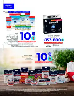 Olímpica - Ofertas saludables -  Vista previa de la revista de la tienda Olímpica valido desde el 01.05.2026 | Página: 10 | Productos: Algodón, Frasco, Bolsa, Cinta