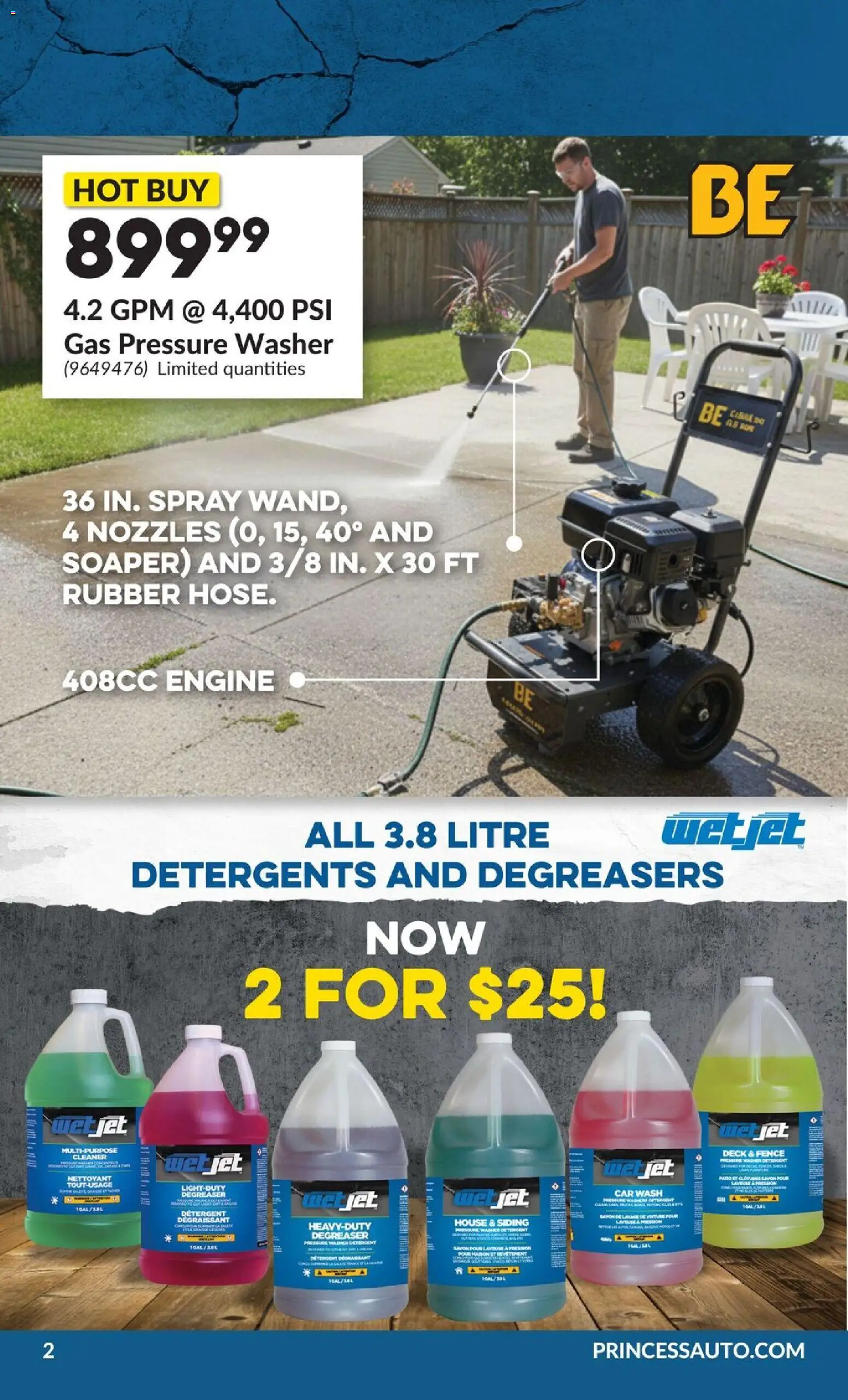 Princess Auto flyer valid from Sep 8, 2026 | Page: 5 | Products: Detergent