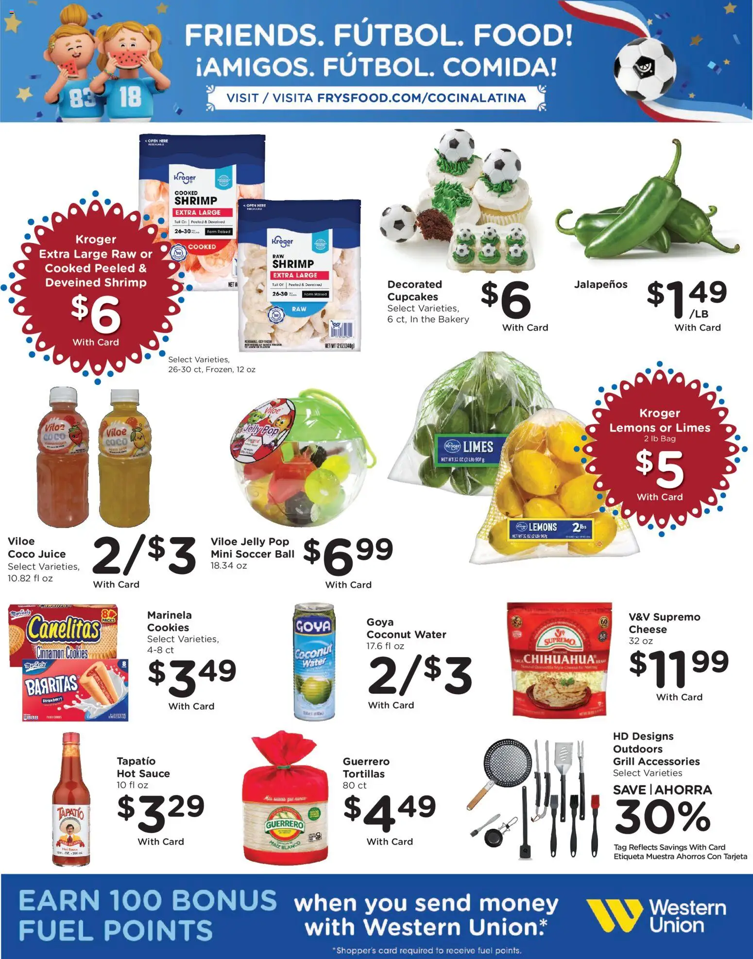 Fry's Food Weekly Ad - valid from 07/15/2026 | Page: 17 | Products: Cheese, Juice, Water, Grill