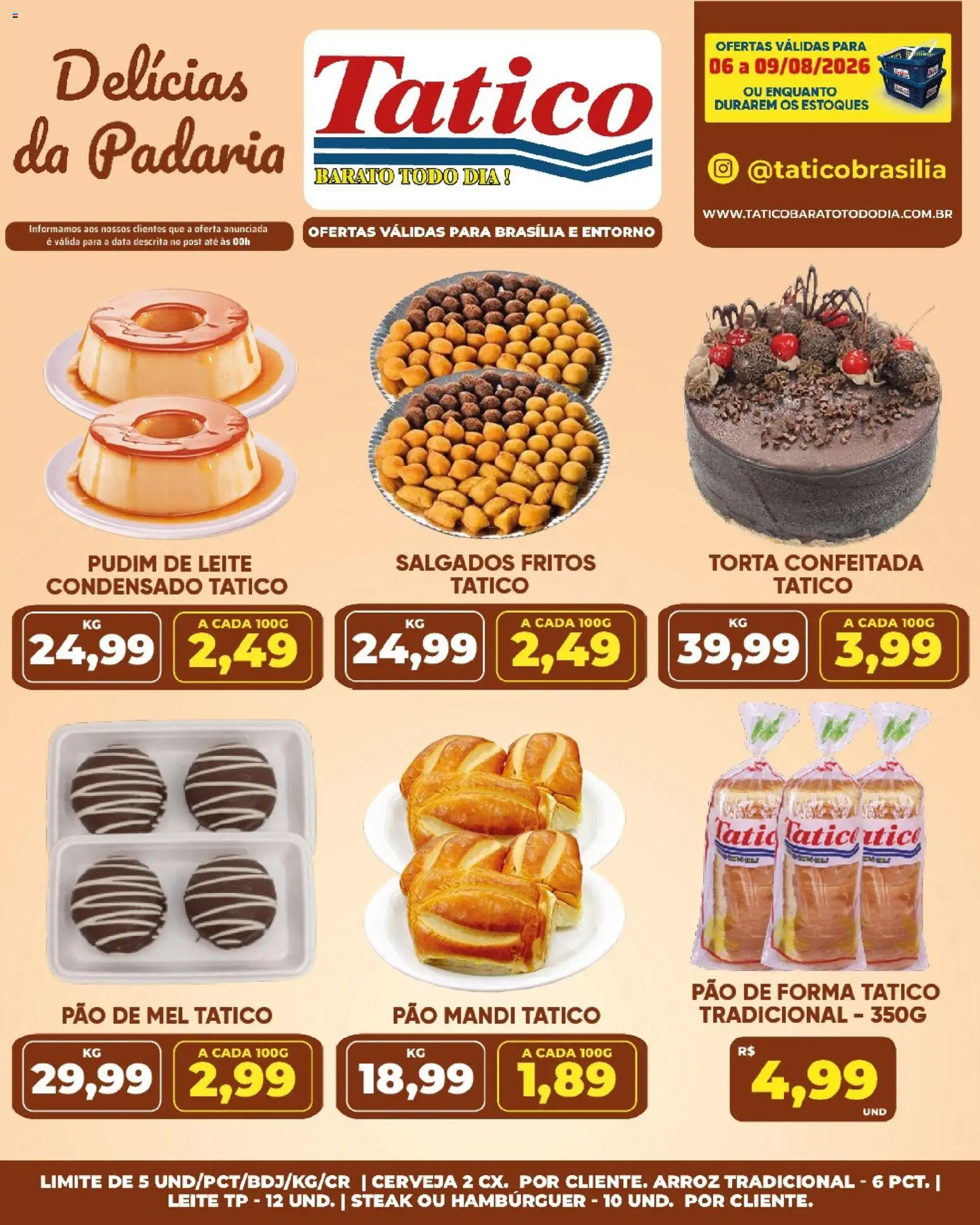 Tatico Folheto - válido de 10/08/2026 | Página: 37 | Produtos: Steak, Pão, Cerveja, Arroz