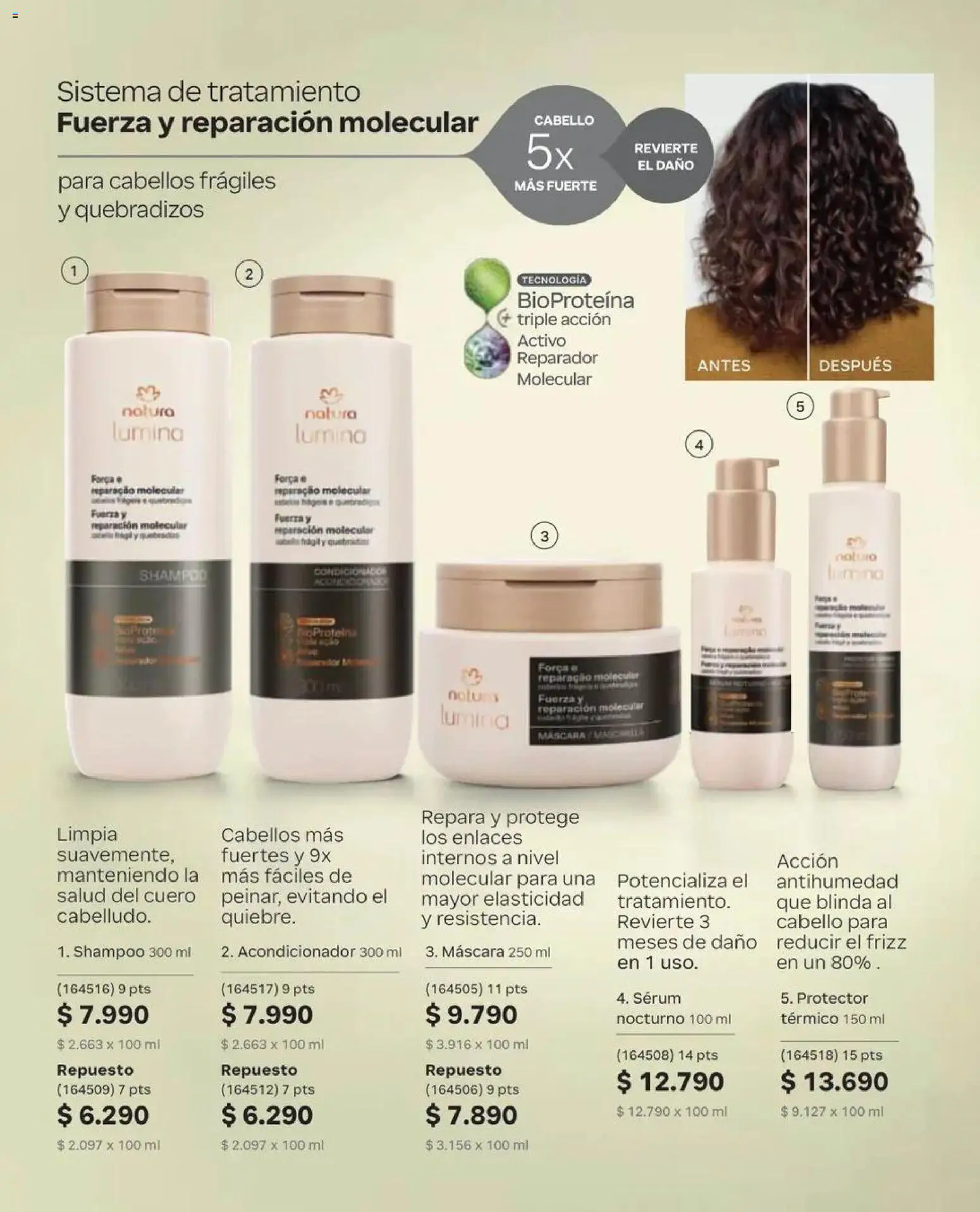 Natura catálogo │ válido desde el 31.08.2026 | Página: 121 | Productos: Máscara, Acondicionador, Shampoo, Serum
