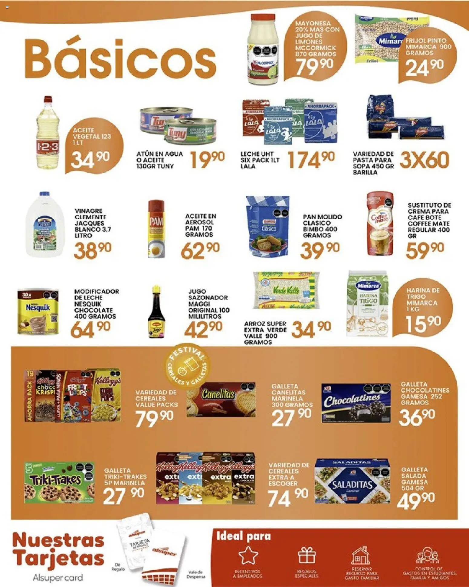 Nuevas ofertas de Alsuper válidas en toda la República Mexicana desde el 10.04.2026. ¡Encuentra las mejores ofertas en Alsuper folleto Saltillo! | Página: 6 | Productos: Crema, Leche, Pan, Pasta