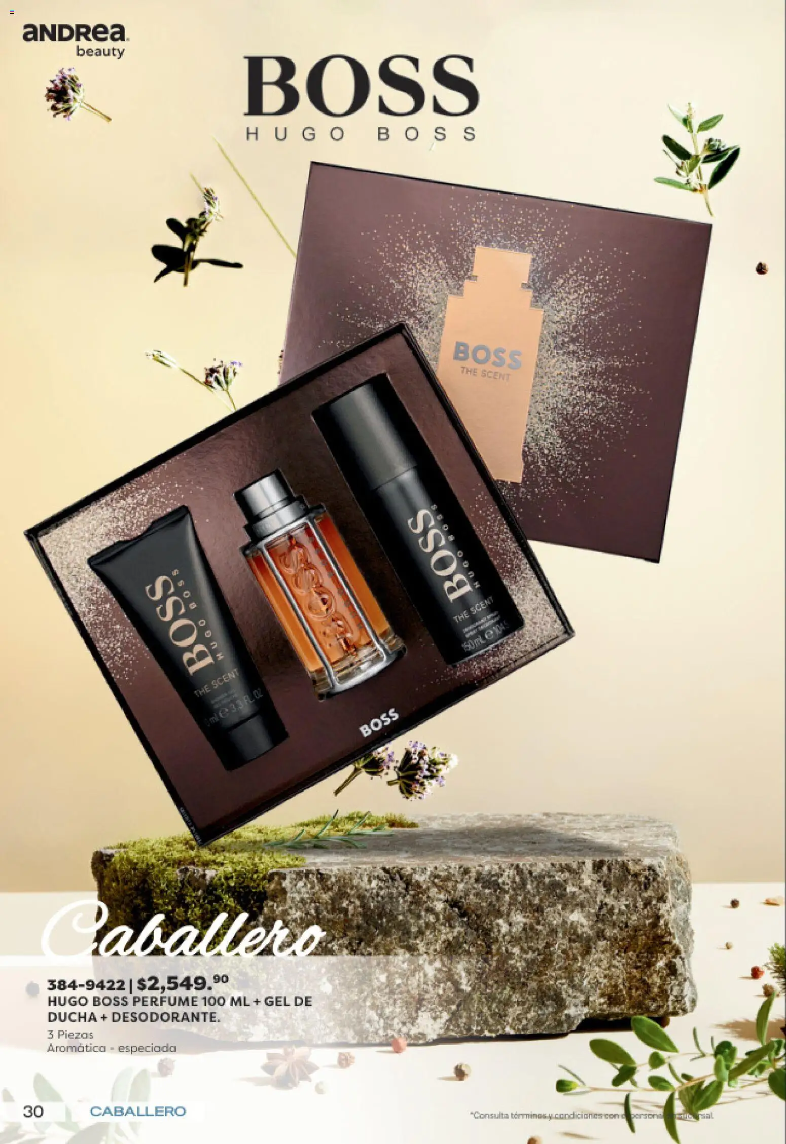Nuevas ofertas de Andrea válidas en toda la República Mexicana desde el 19/07/2026. ¡Encuentra las mejores ofertas en Andrea catálogo Lo mejor en fragancias! | Página: 30 | Productos: Sal, Perfume, Gel de ducha