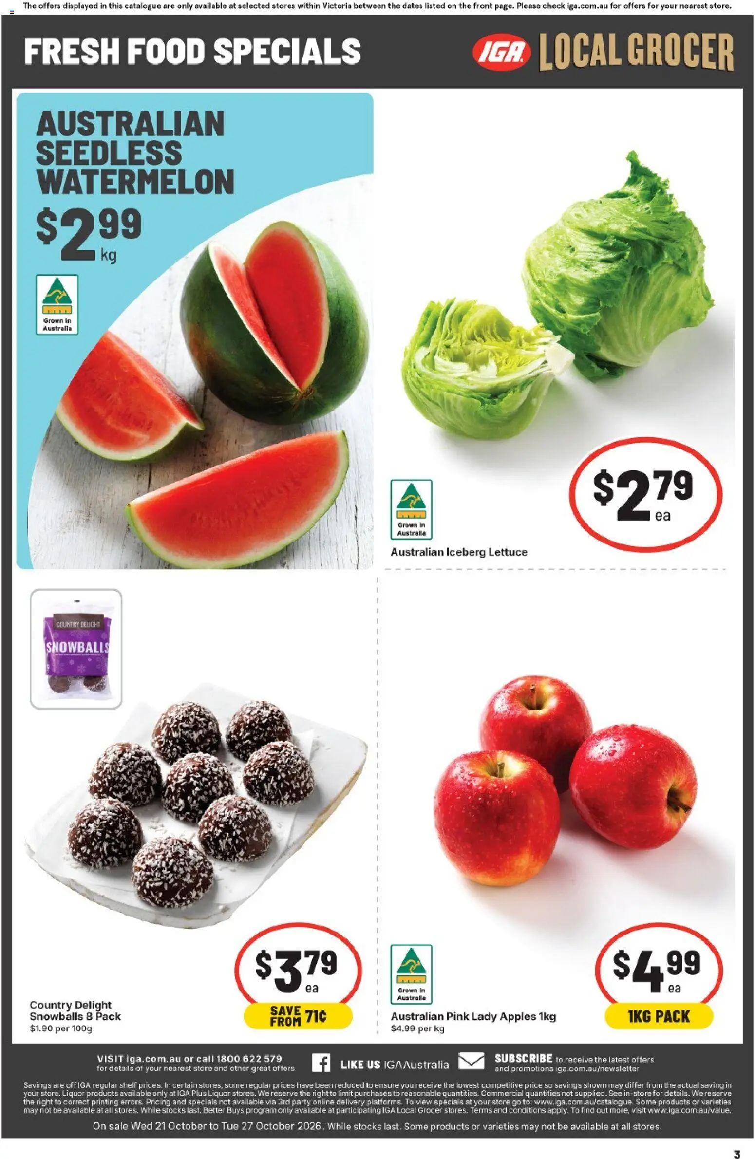 IGA catalogue - valid from 21/10/2026 | Page: 4