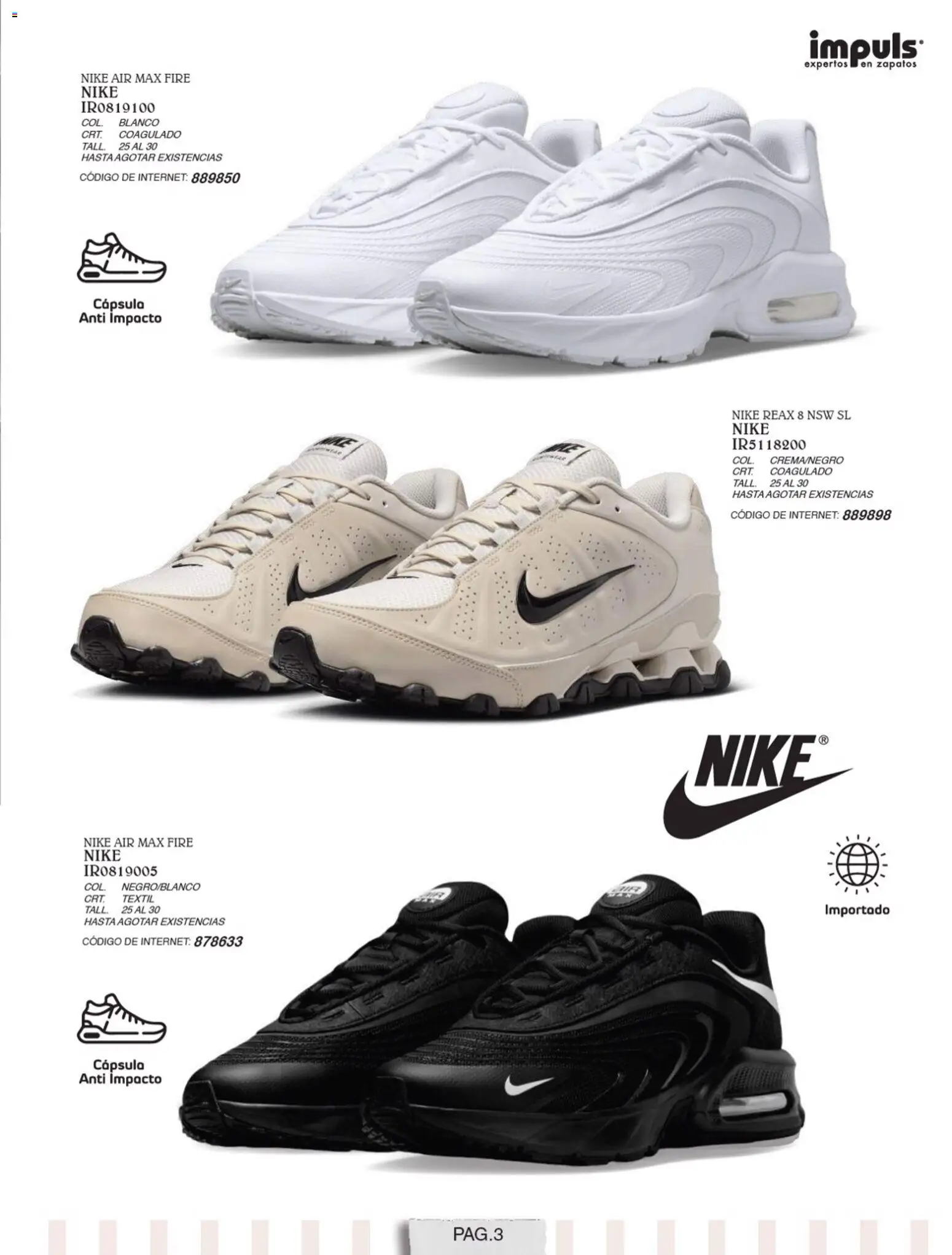 Nuevas ofertas de Impuls válidas en toda la República Mexicana desde el 01/07/2026. ¡Encuentra las mejores ofertas en Impuls catálogo Caballero! | Página: 5 | Productos: Zapatos