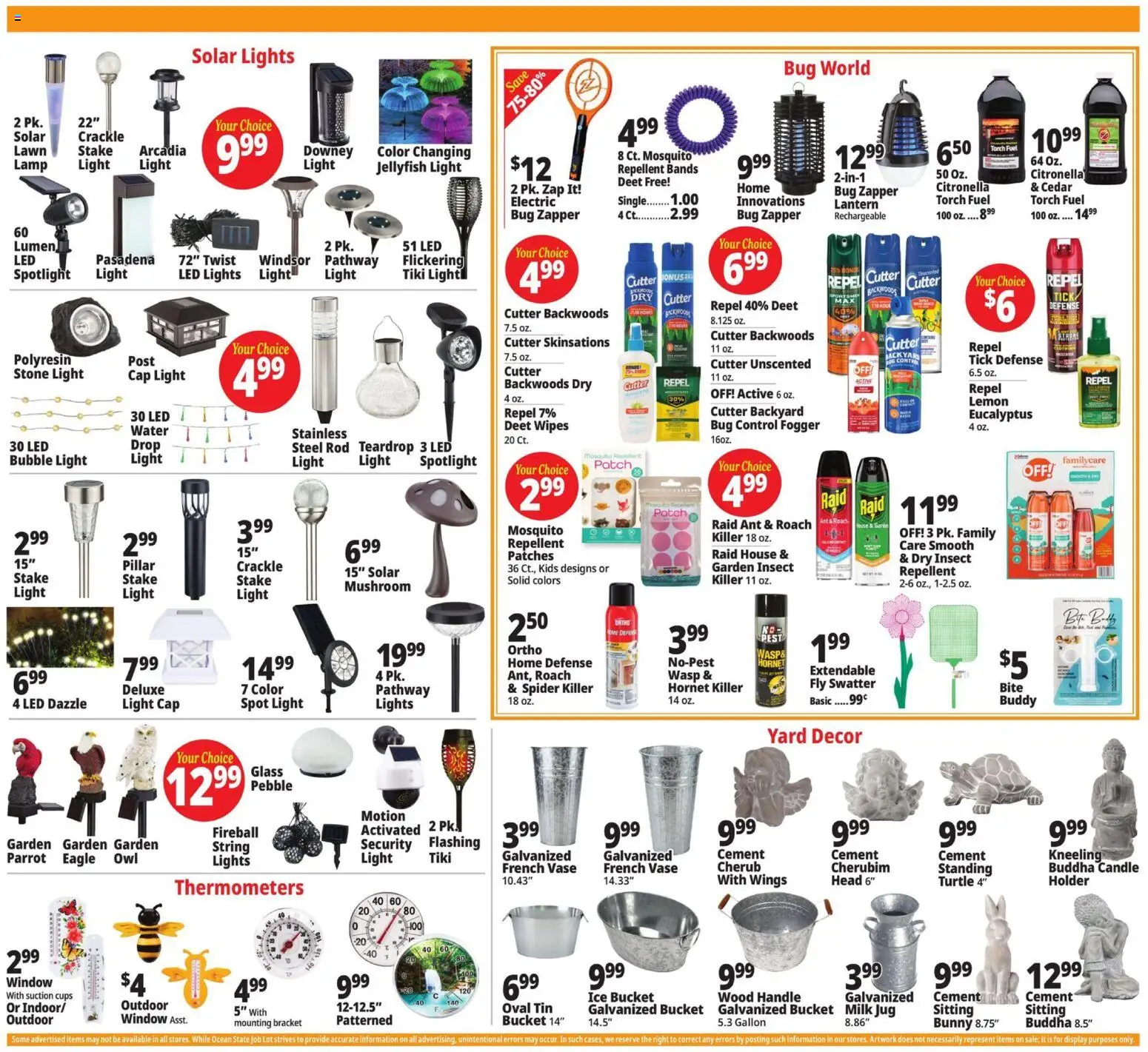 Ocean State Job Lot Weekly Ad - MA - valid from 08/20/2026 | Page: 5 | Products: Milk, Water, Cutter, Rod