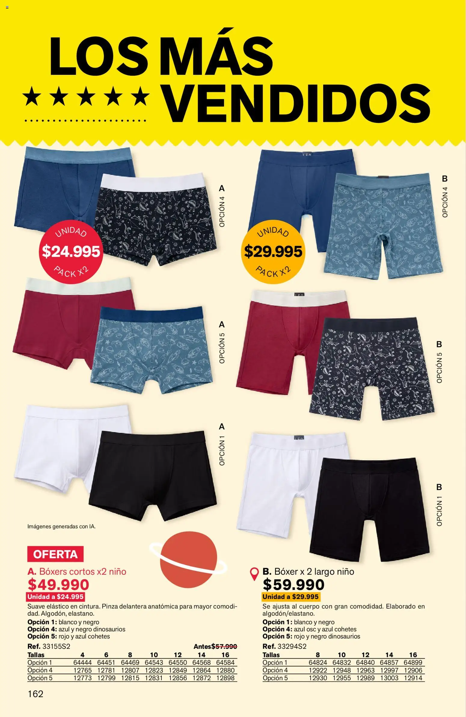 Leonisa revista - valida desde el 24/08/2026 | Página: 162 | Productos: Pinza, Boxers