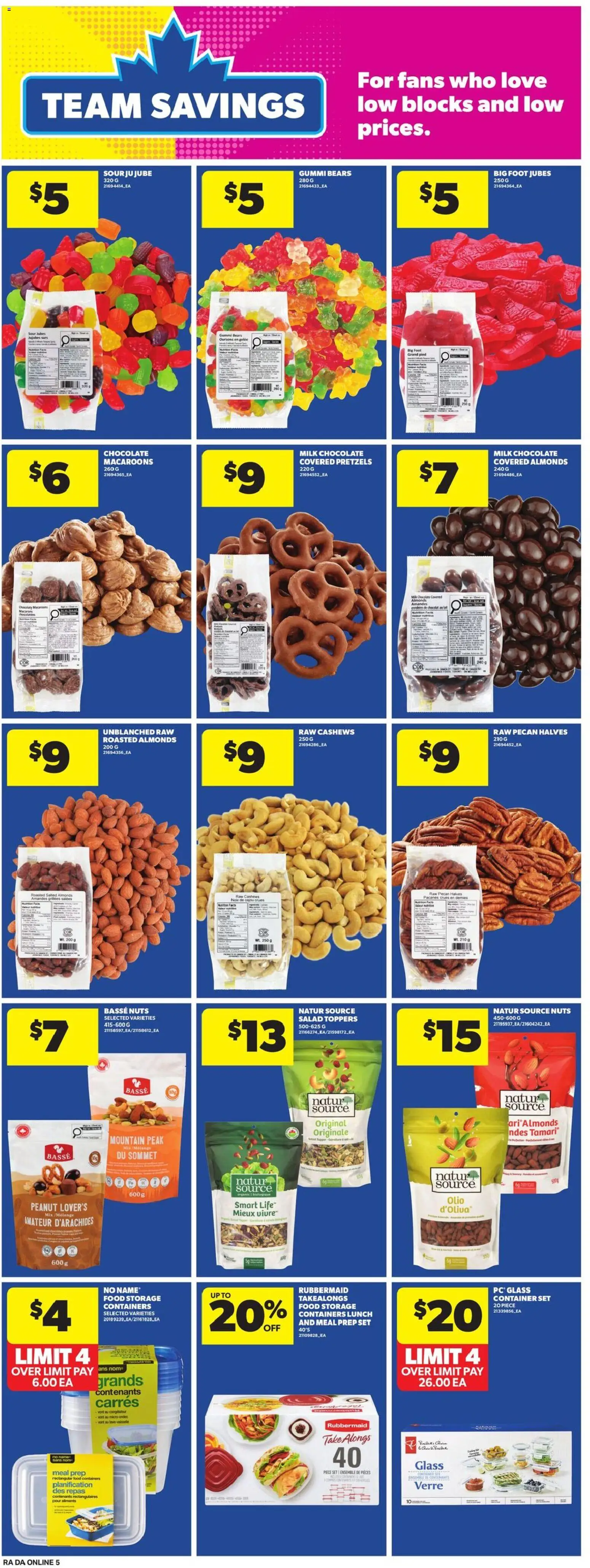 Atlantic Superstore flyer valid from Jul 16, 2026 | Page: 12 | Products: Nuts, Salad, Milk, Chocolate