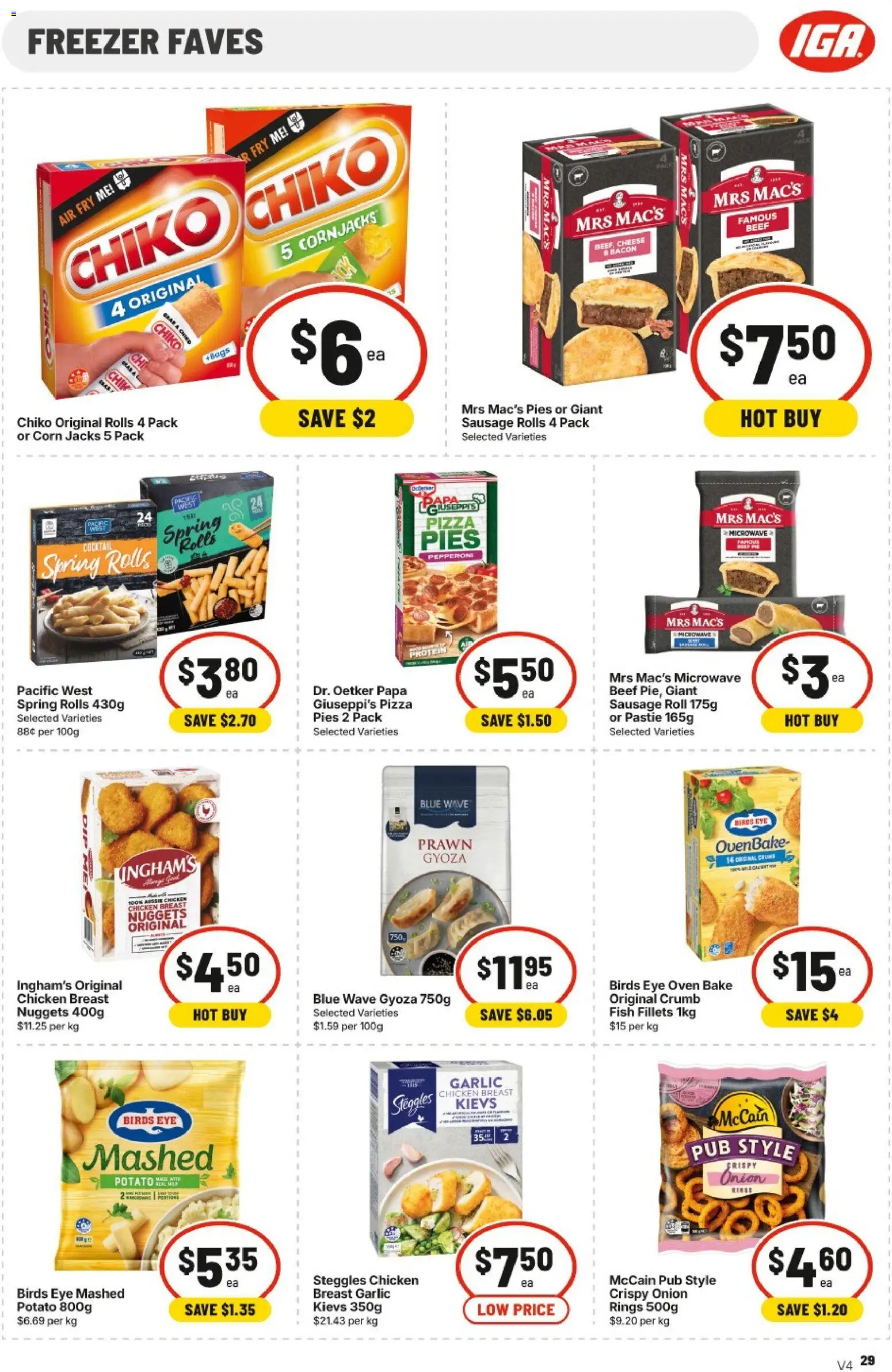 IGA catalogue - valid from 15/07/2026 | Page: 28 | Products: Fish, Beef, Garlic, Freezer