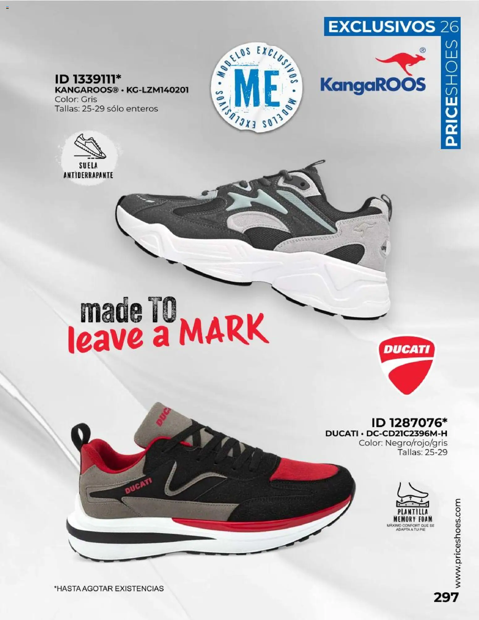 Nuevas ofertas de Price Shoes válidas en toda la República Mexicana desde el 01/10/2026. ¡Encuentra las mejores ofertas en Price Shoes catálogo Exclusivos! | Página: 297