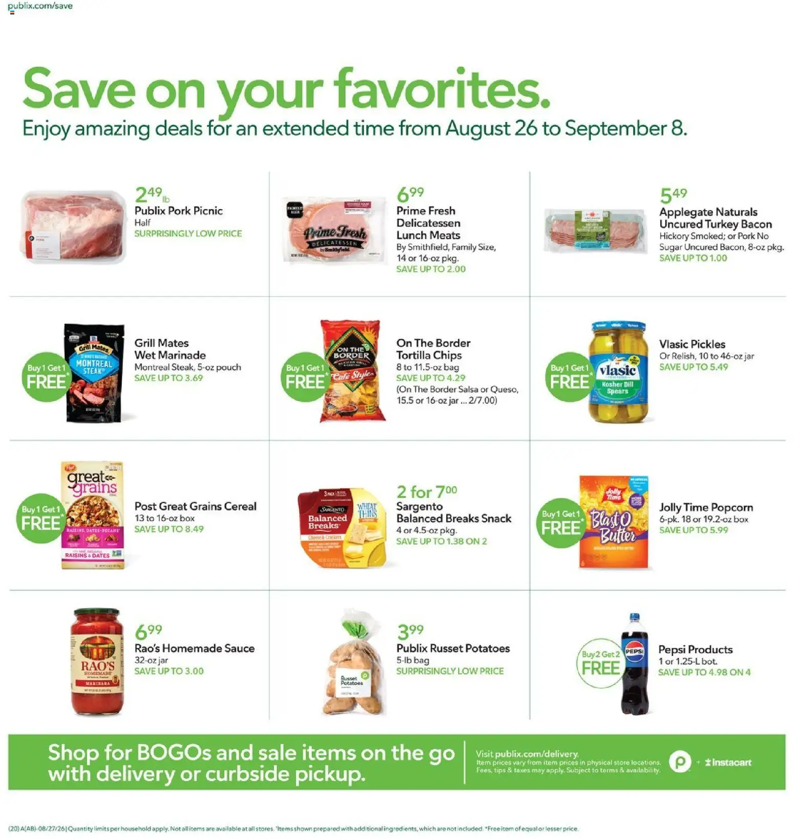 Publix Weekly Ad - valid from 08/26/2026 | Page: 20
