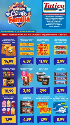 Tatico - Ofertas da semana - Pré-Visualização do folheto da loja Tatico, válido de 07/09/2026 | Página: 5 | Produtos: Pão, Bolo, Papinha, Doce de leite