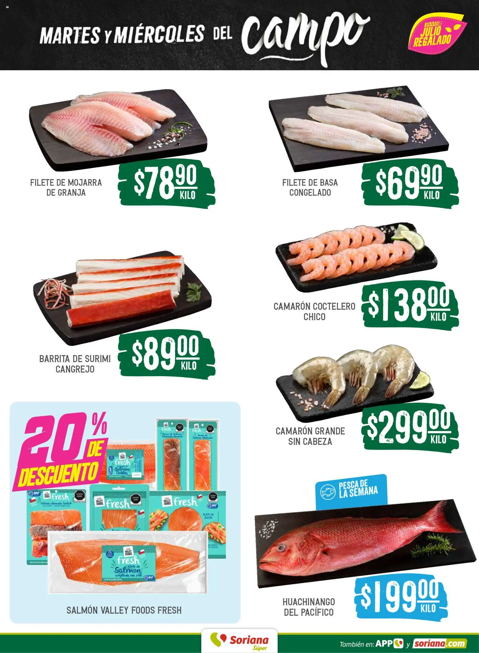 Nuevas ofertas de Soriana válidas en toda la República Mexicana desde el 30/06/2026. ¡Encuentra las mejores ofertas en Soriana Martes y Miércoles del Campo Súper: BCS, Son y Sin! | Página: 5