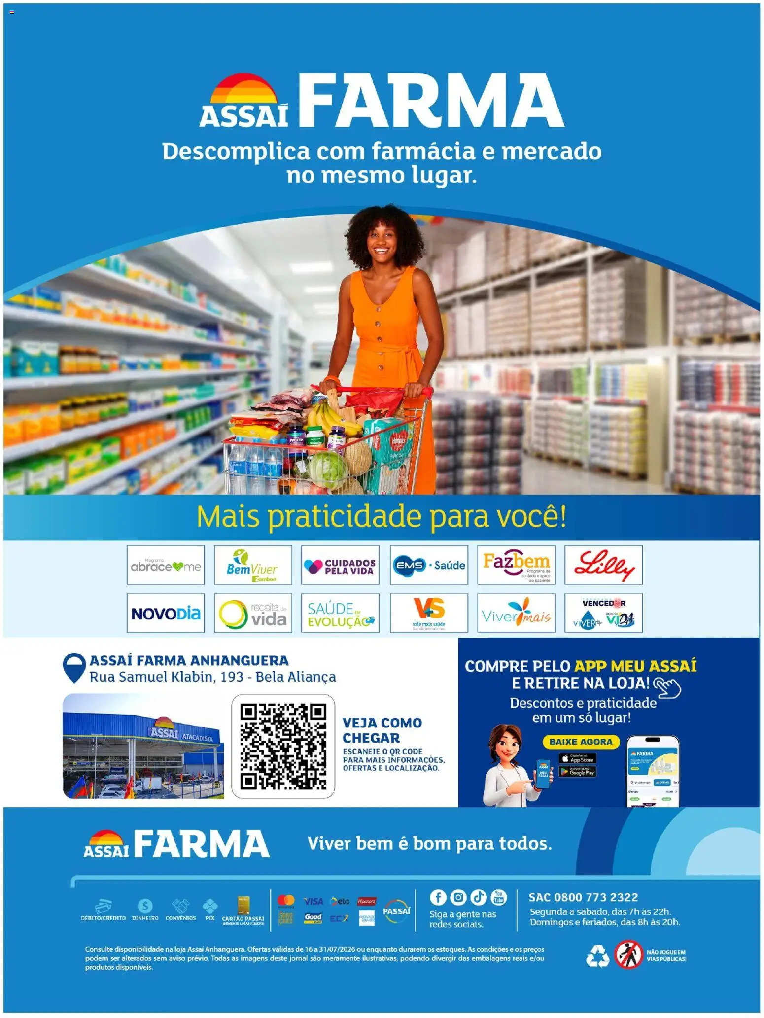 Assaí Atacadista Folheto - válido de 16/07/2026 | Página: 8 | Produtos: Aliança