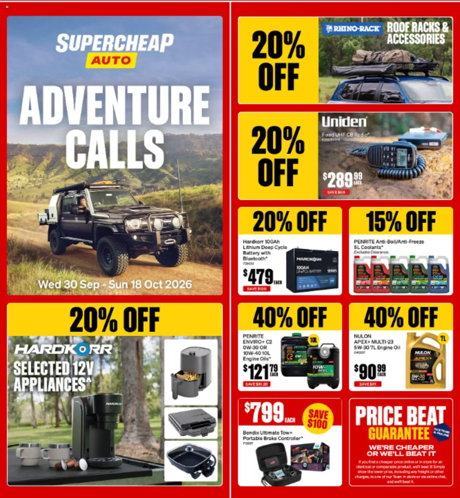 Supercheap Auto catalogue from 1 Oct 2026 | Page: 1