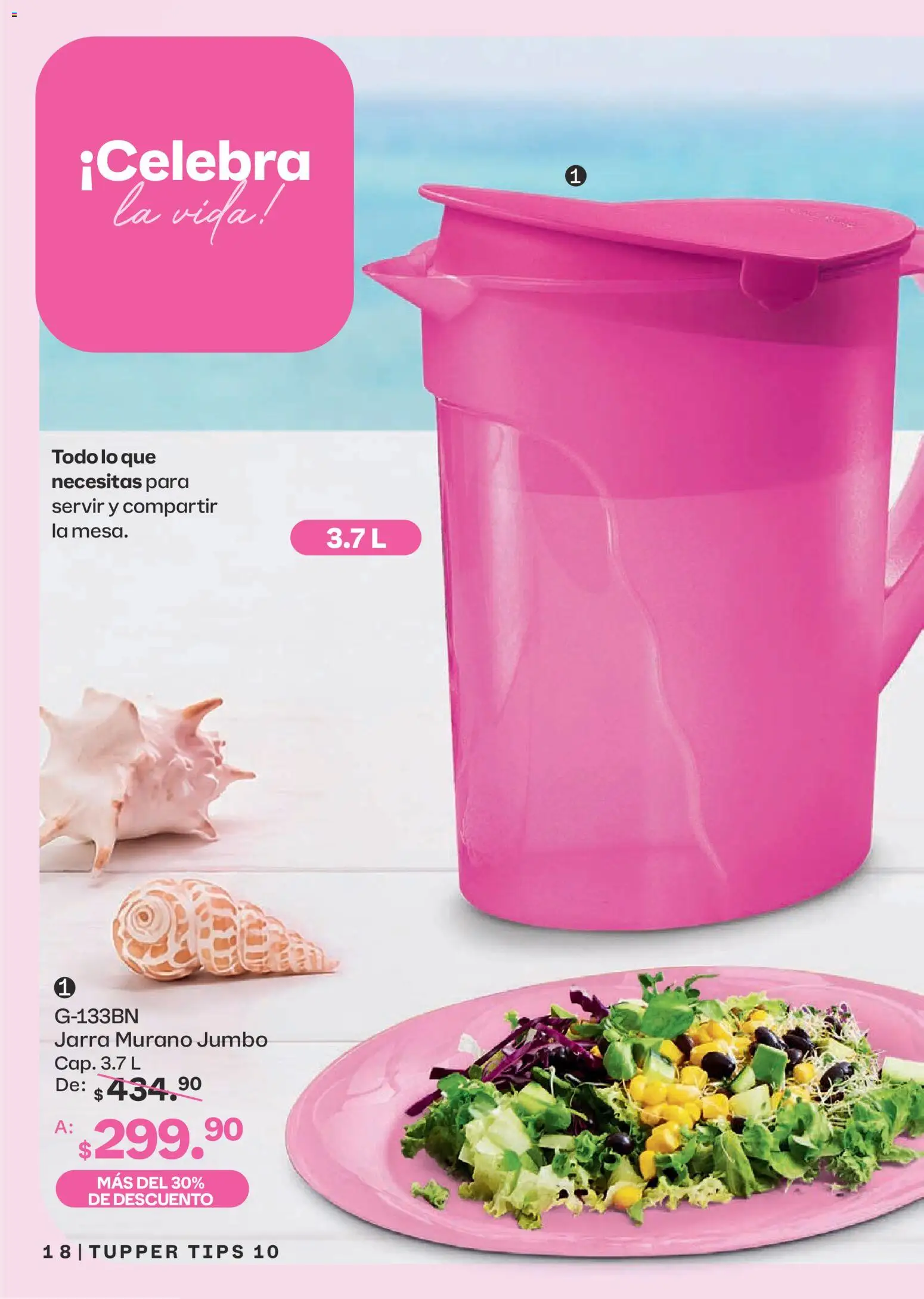 Nuevas ofertas de Tupperware válidas en toda la República Mexicana desde el 07/09/2026. ¡Encuentra las mejores ofertas en Tupperware catálogo! | Página: 18 | Productos: Tupper, Jarra