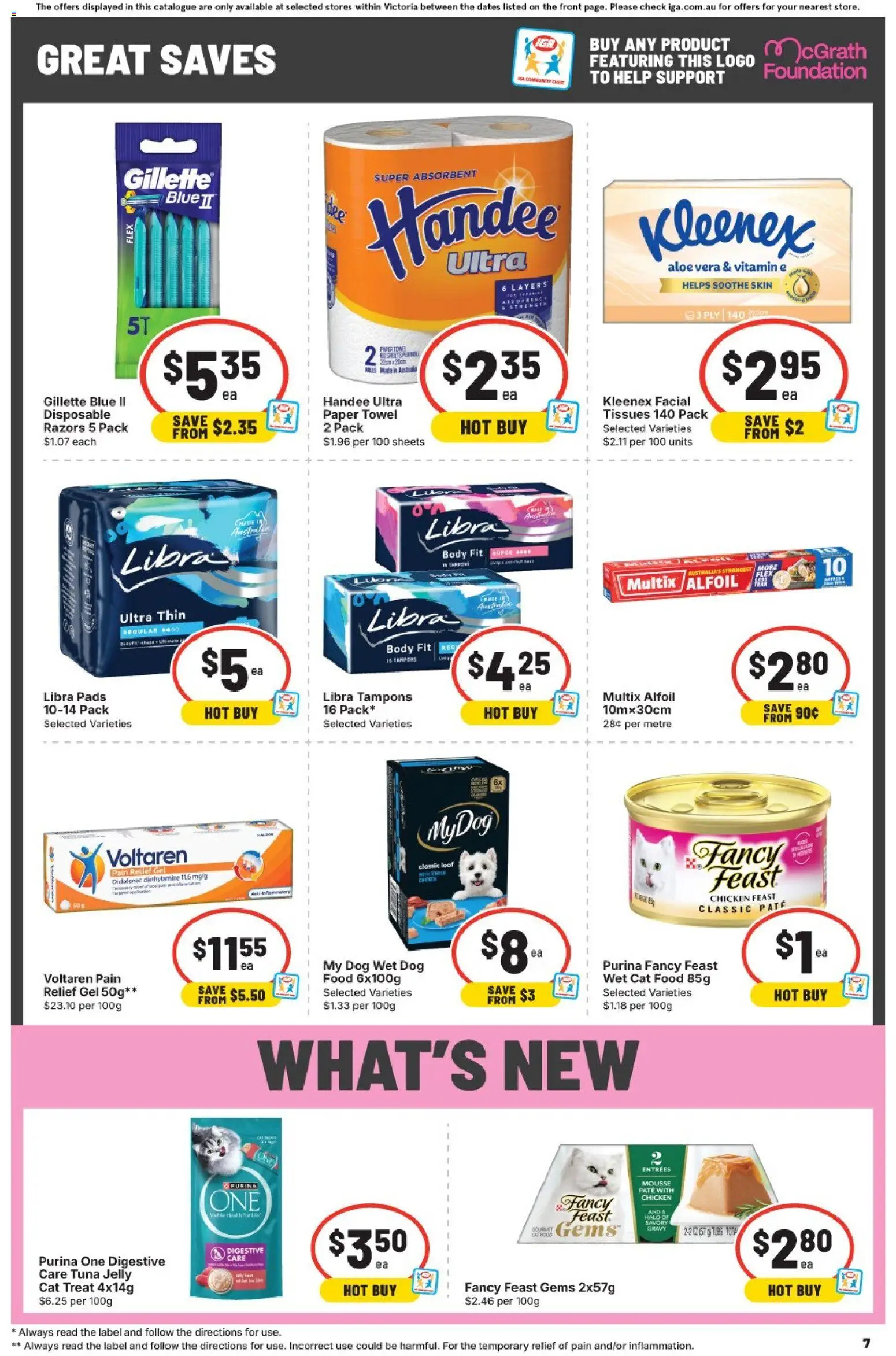 IGA catalogue - valid from 23/09/2026 | Page: 7 | Products: Dairy, Chicken, Ice, Fridge