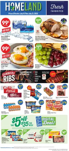Preview of Homeland weekly ads valid from 07/15/2026 | Page: 1