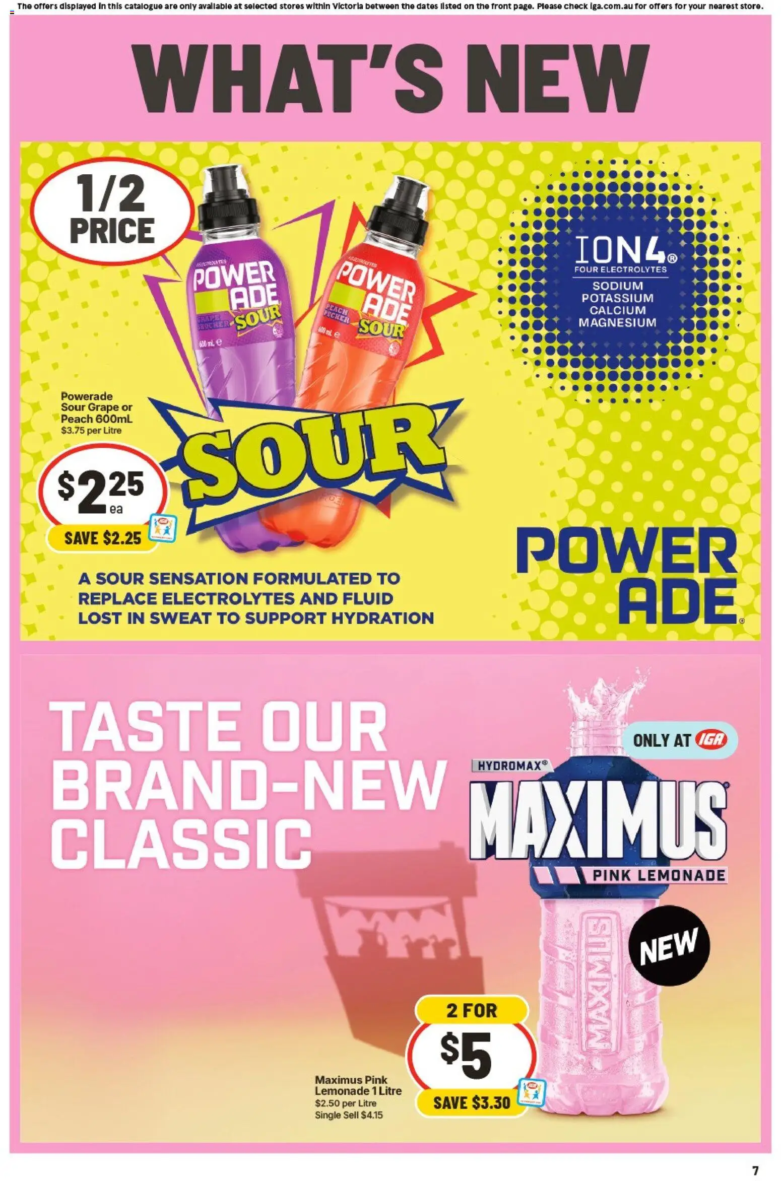 IGA catalogue - valid from 29/07/2026 | Page: 7 | Products: Peach