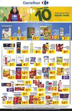 Carrefour - Ofertas da semana - Pré-Visualização do folheto da loja Carrefour, válido de 21.05.2026 | Página: 1 | Produtos: Nescau, Achocolatado, Queijo, Pão