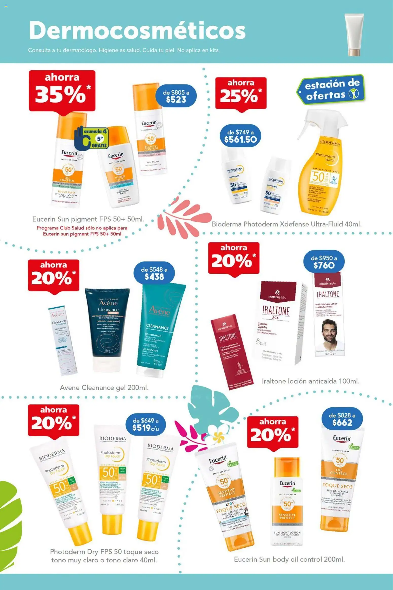 Nuevas ofertas de Farmacia San Pablo válidas en toda la República Mexicana desde el 28/06/2026. ¡Encuentra las mejores ofertas en Farmacia San Pablo catálogo! | Página: 6 | Productos: Loción, Body, Protector solar
