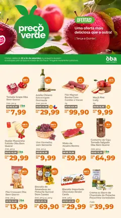 Oba Hortifruti - Ofertas da semana - Pré-Visualização do folheto da loja Oba Hortifruti, válido de 22/09/2026