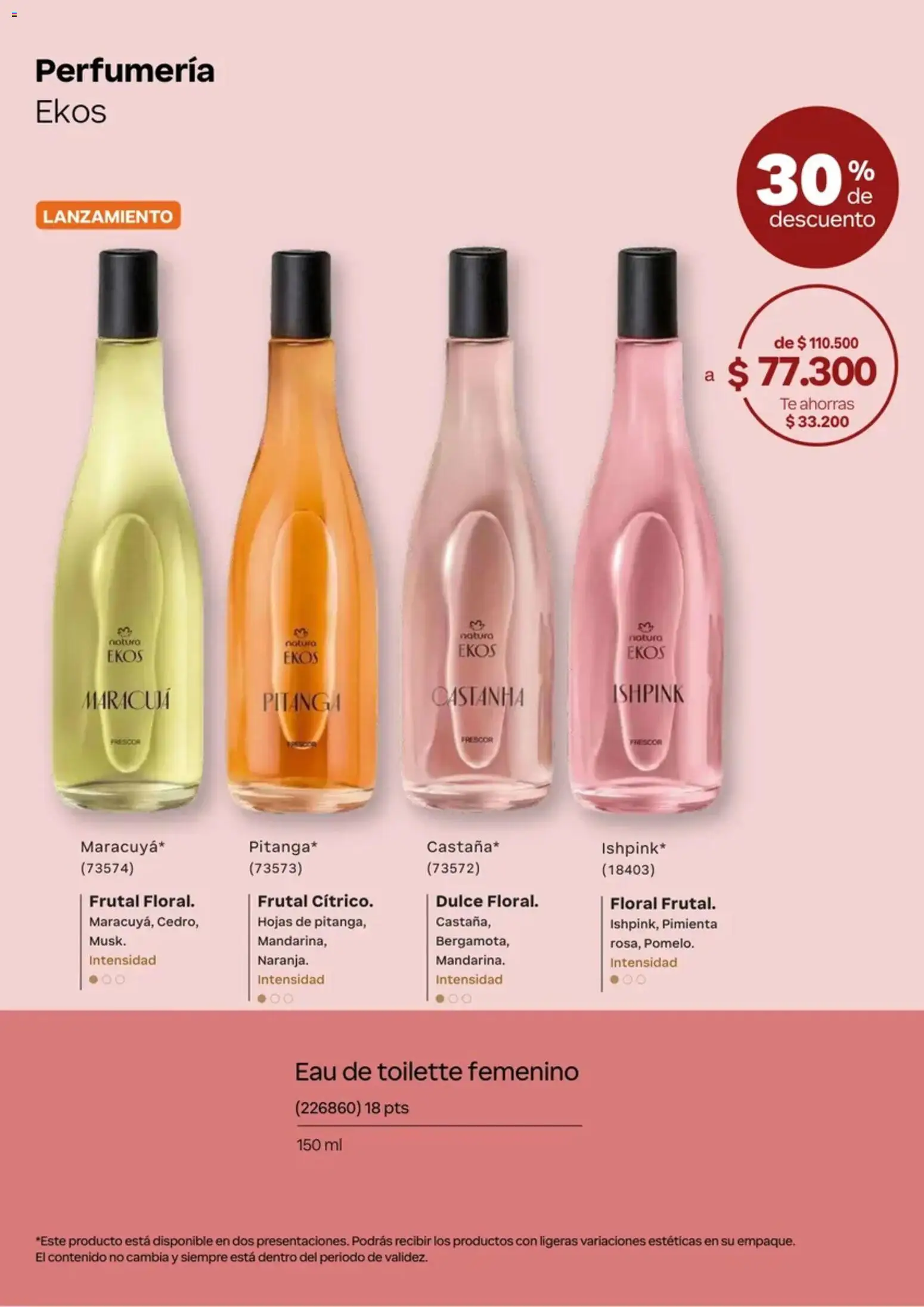 Catálogo Natura Ciclo12 │ válido desde el 04/08/2026 | Página: 11 | Productos: Eau de toilette, Pimienta, Té