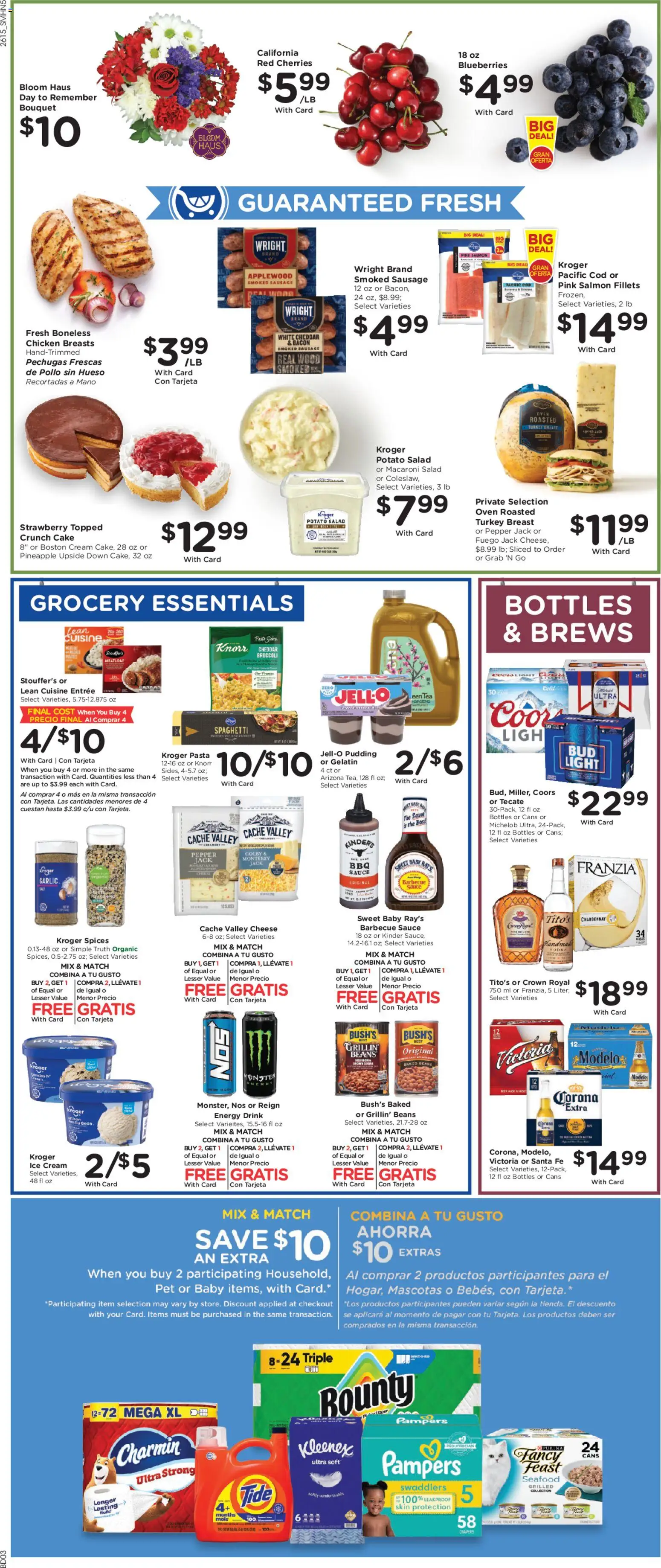 Smith's Weekly Ad - NM - valid from 13.05.2026 | Page: 5 | Products: Cherries, Pasta, Pepper, Sausage