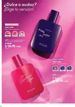 Vista previa de folleto Oriflame catálogo - Campaña 13 de la Oriflame válido desde 12/09/2026 | Página: 74 | Productos: Mermelada, Agua, EAU de Toilette