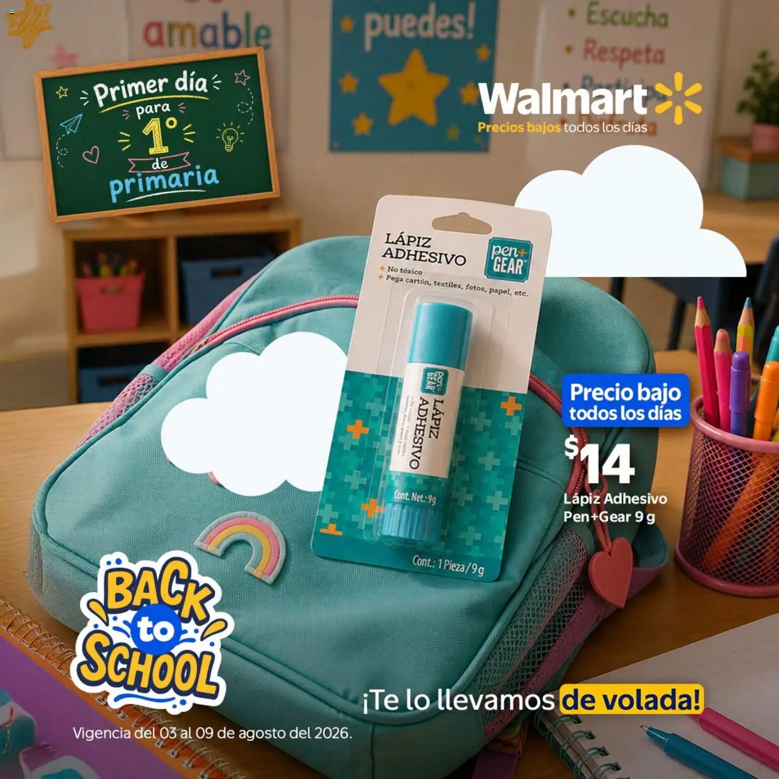 Nuevas ofertas de Walmart válidas en toda la República Mexicana desde el 03/08/2026. ¡Encuentra las mejores ofertas en Walmart folleto Back to School! | Página: 5