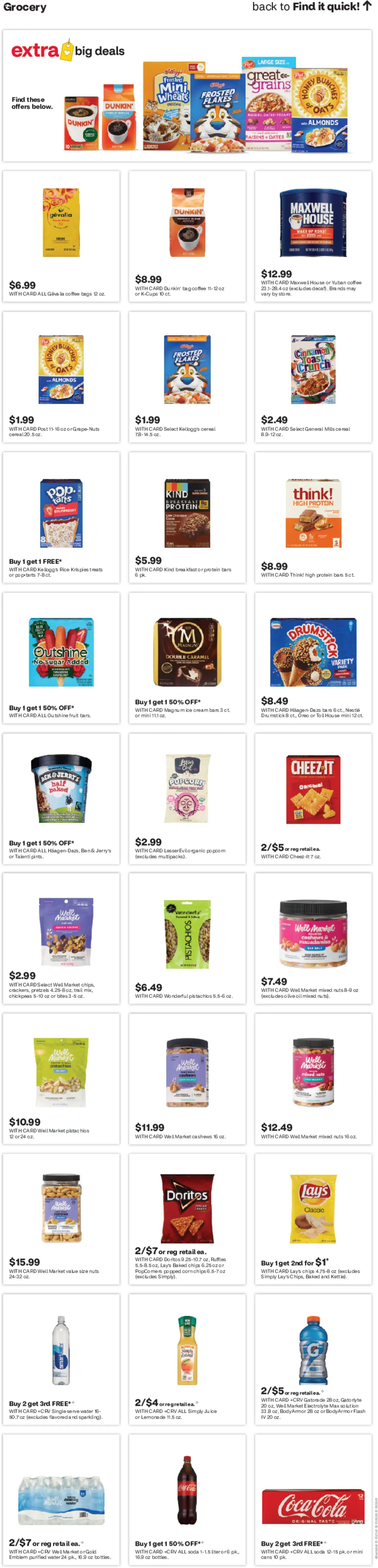 CVS Pharmacy Weekly Ad - TX - valid from 24.05.2026 | Page: 17 | Products: Oil, Juice, Flakes, Raisins