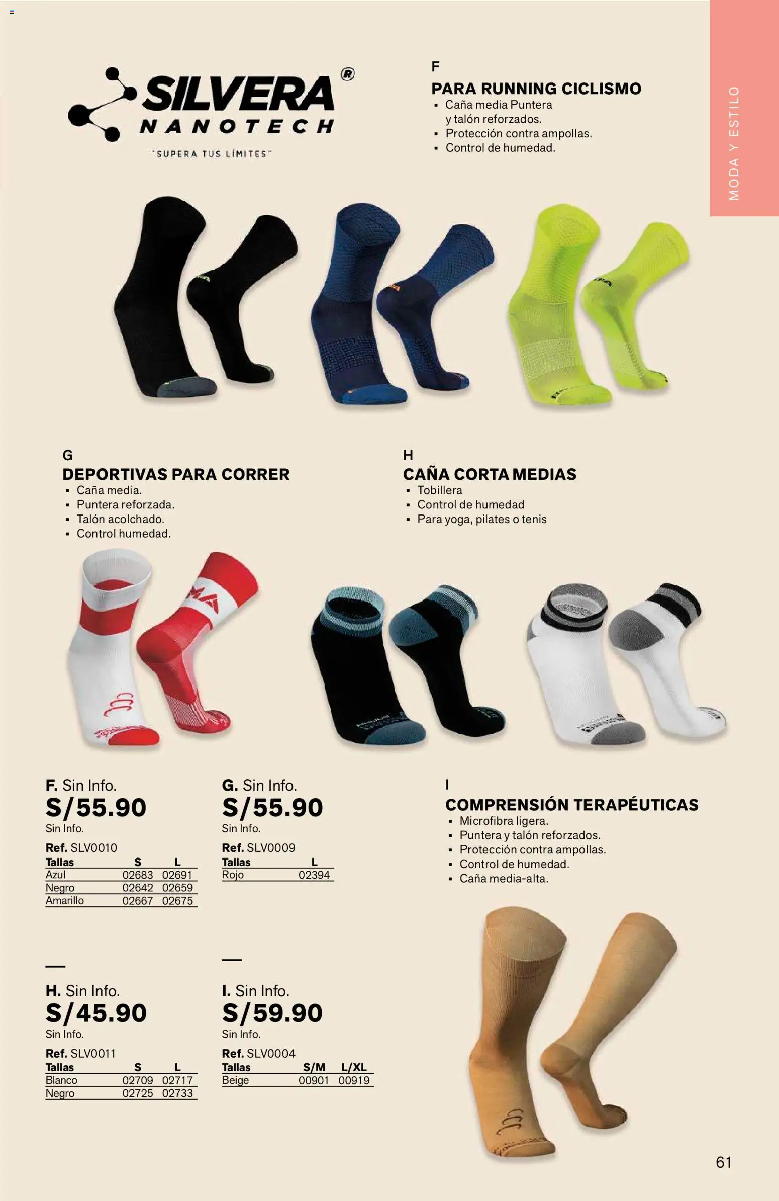 Catálogo Leonisa válido desde 04/08/2026 | Página: 61 | Productos: Medias