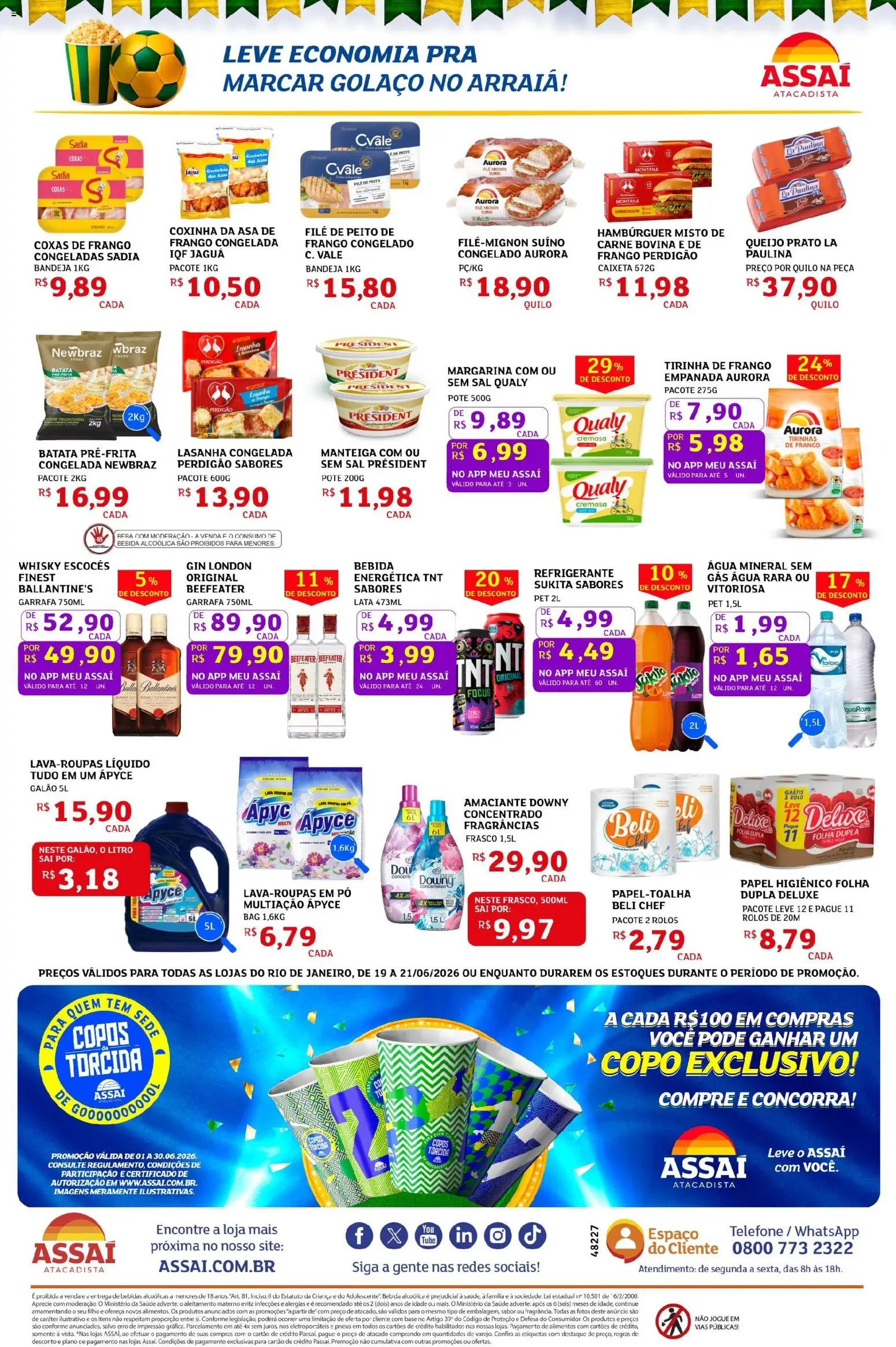 Assaí Atacadista Folheto - válido de 19.06.2026 | Página: 2