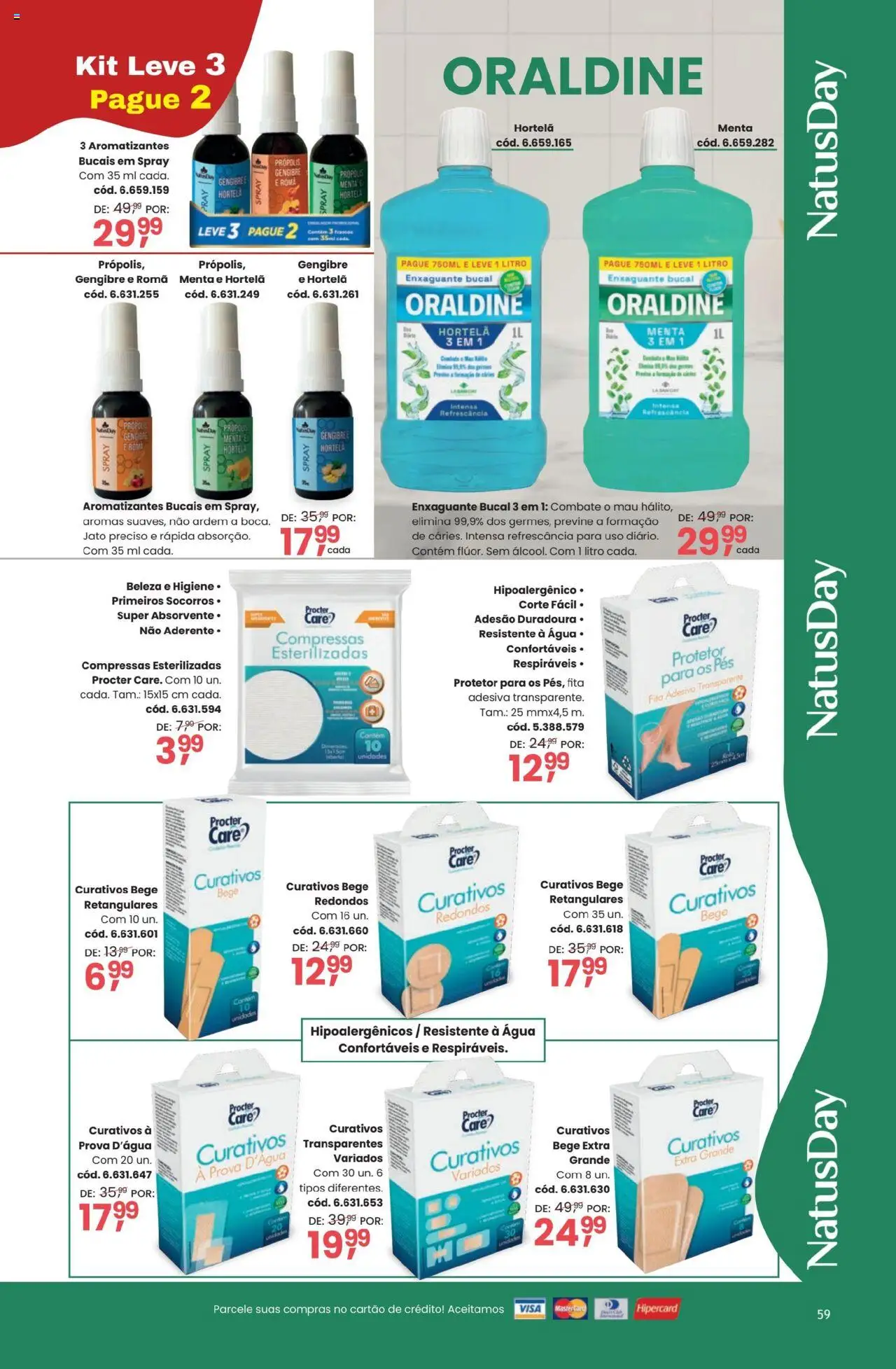 Quatro Estações Folheto - válido de 01.12.2025 | Página: 59 | Produtos: Gengibre, Enxaguante bucal, Absorvente, Própolis