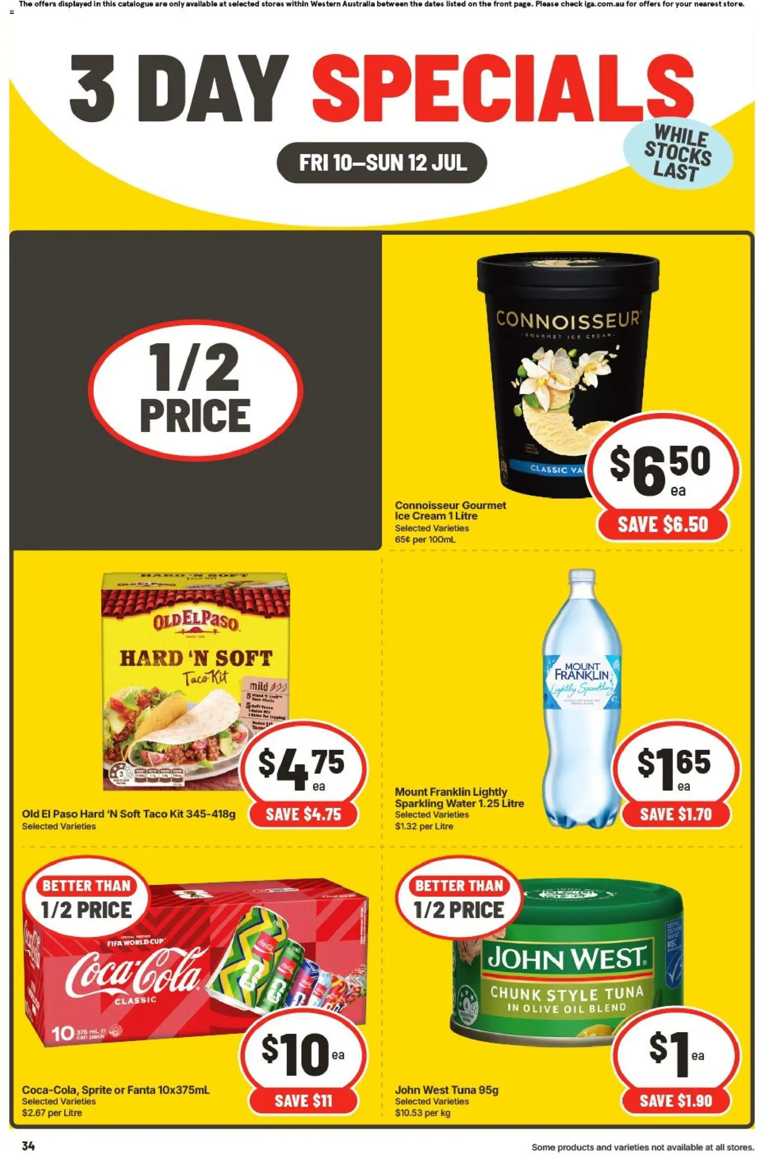 IGA catalogue - valid from 10/07/2026 | Page: 2 | Products: Oil, Cream, Water, Tuna