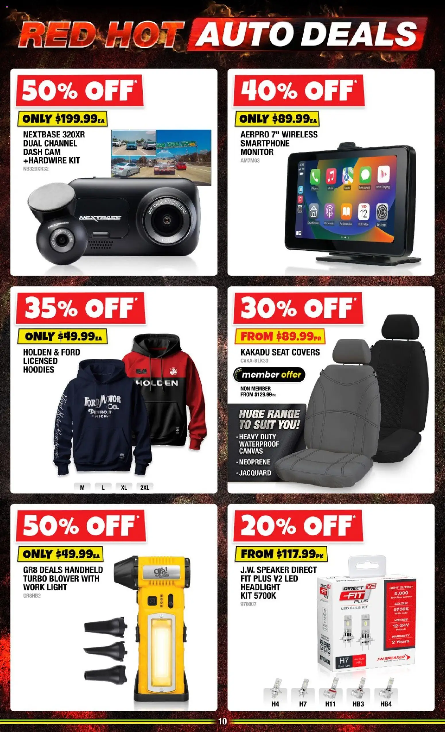 Autobarn catalogue - valid from 15/07/2026 | Page: 10 | Products: Suit, Bulb, Monitor, Speaker