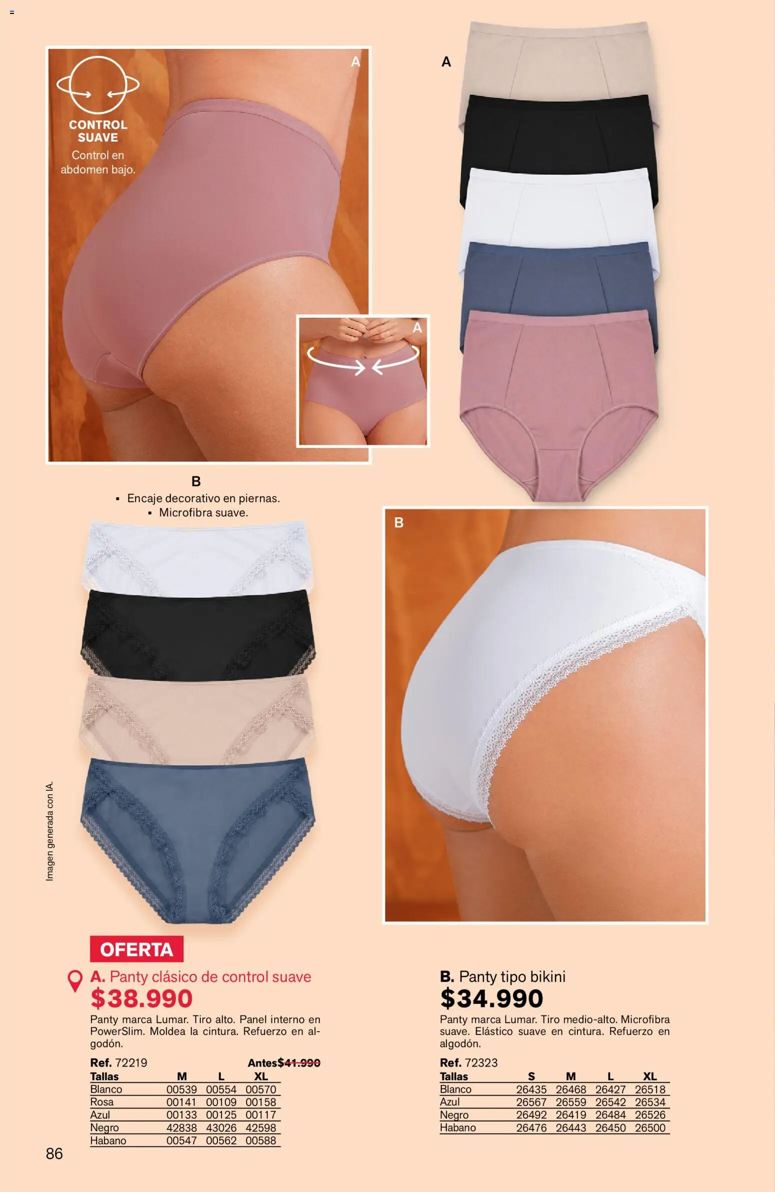 Leonisa revista - valida desde el 24/08/2026 | Página: 86 | Productos: Bikini