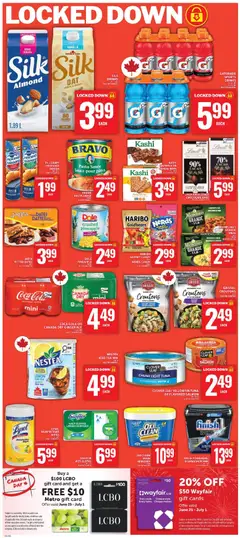 Preview of Food Basics weekly flyer / circulaire from shop Food Basics valid from Jun 25, 2026 | Page: 10 | Products: Candies, Dishwasher, Chocolate, Juice