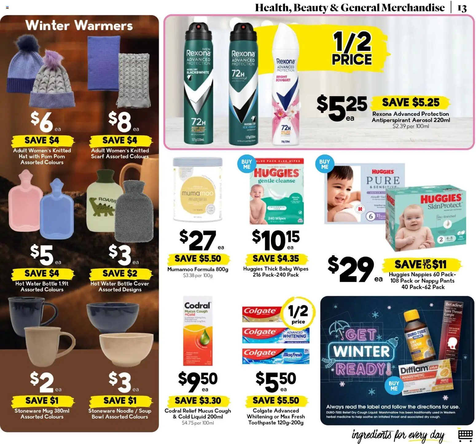 Drakes catalogue - valid from 10.06.2026 | Page: 4 | Products: Nappies, Toothpaste, Pants, Soup