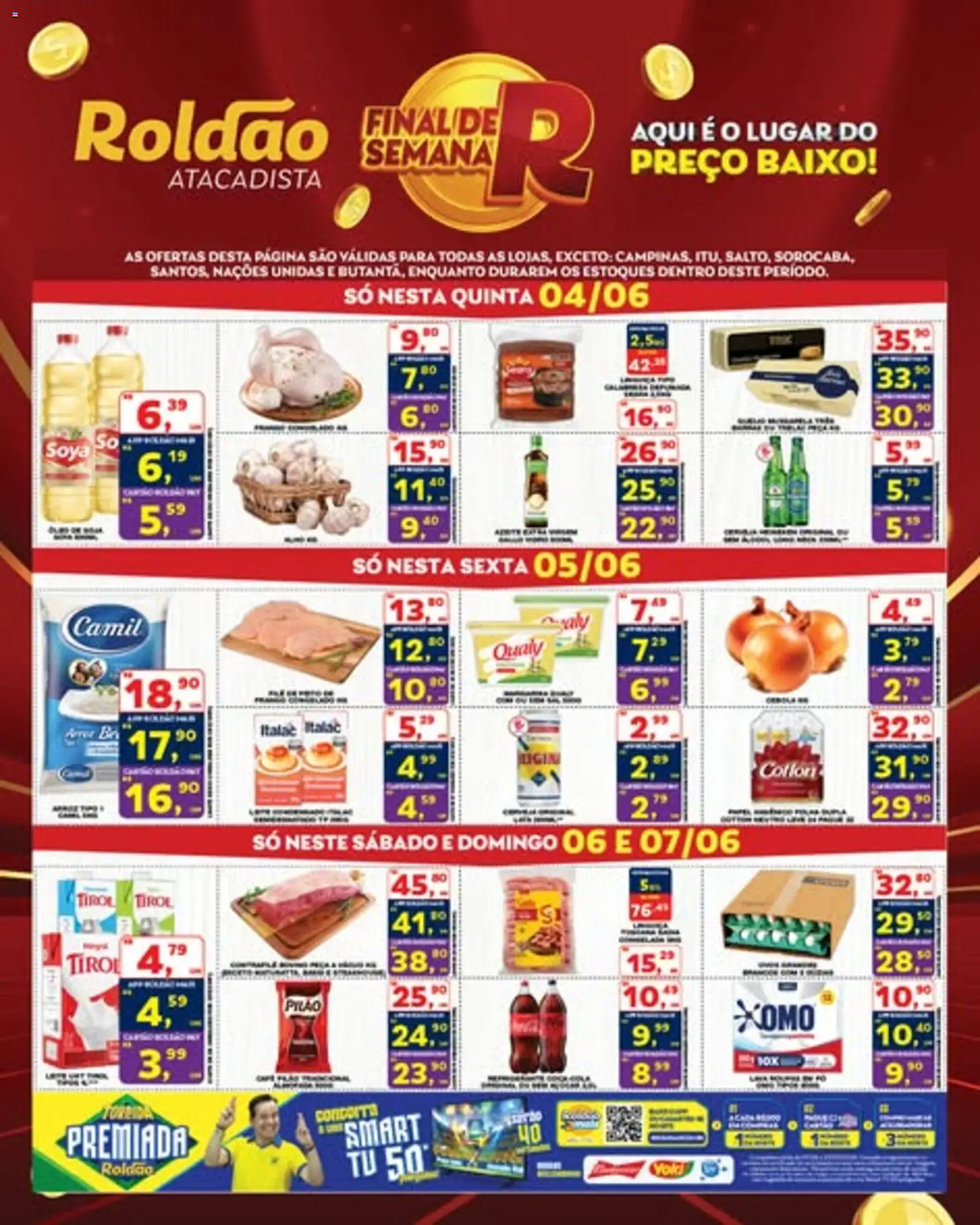 Roldão Folheto - válido de 04.06.2026 | Página: 1 | Produtos: Baixo