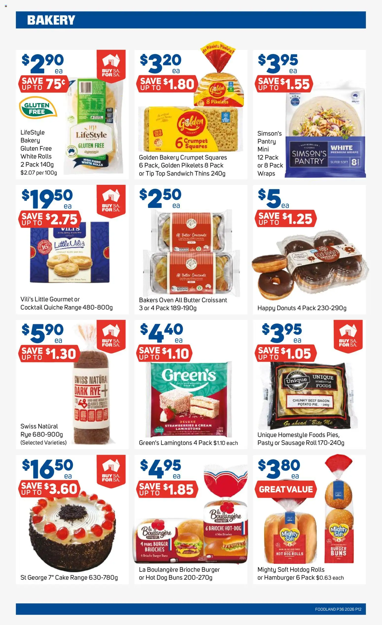 Foodland catalogue - valid from 02/09/2026 | Page: 12 | Products: Beef, Strawberries, Rye, Sausage