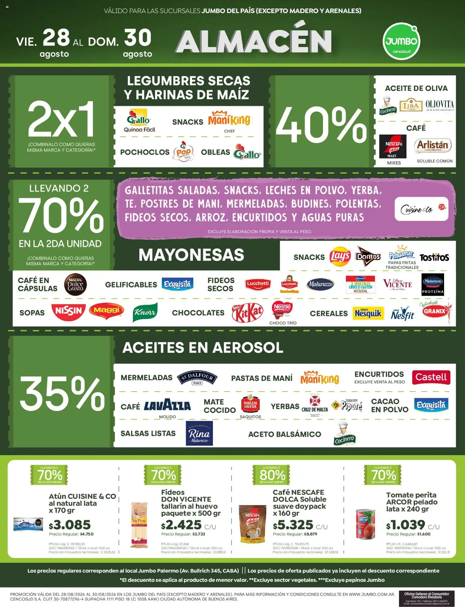 Jumbo ofertas │ válido desde el 27/08/2026 | Página: 2 | Productos: Mate, Polvo, Café, Pepinos