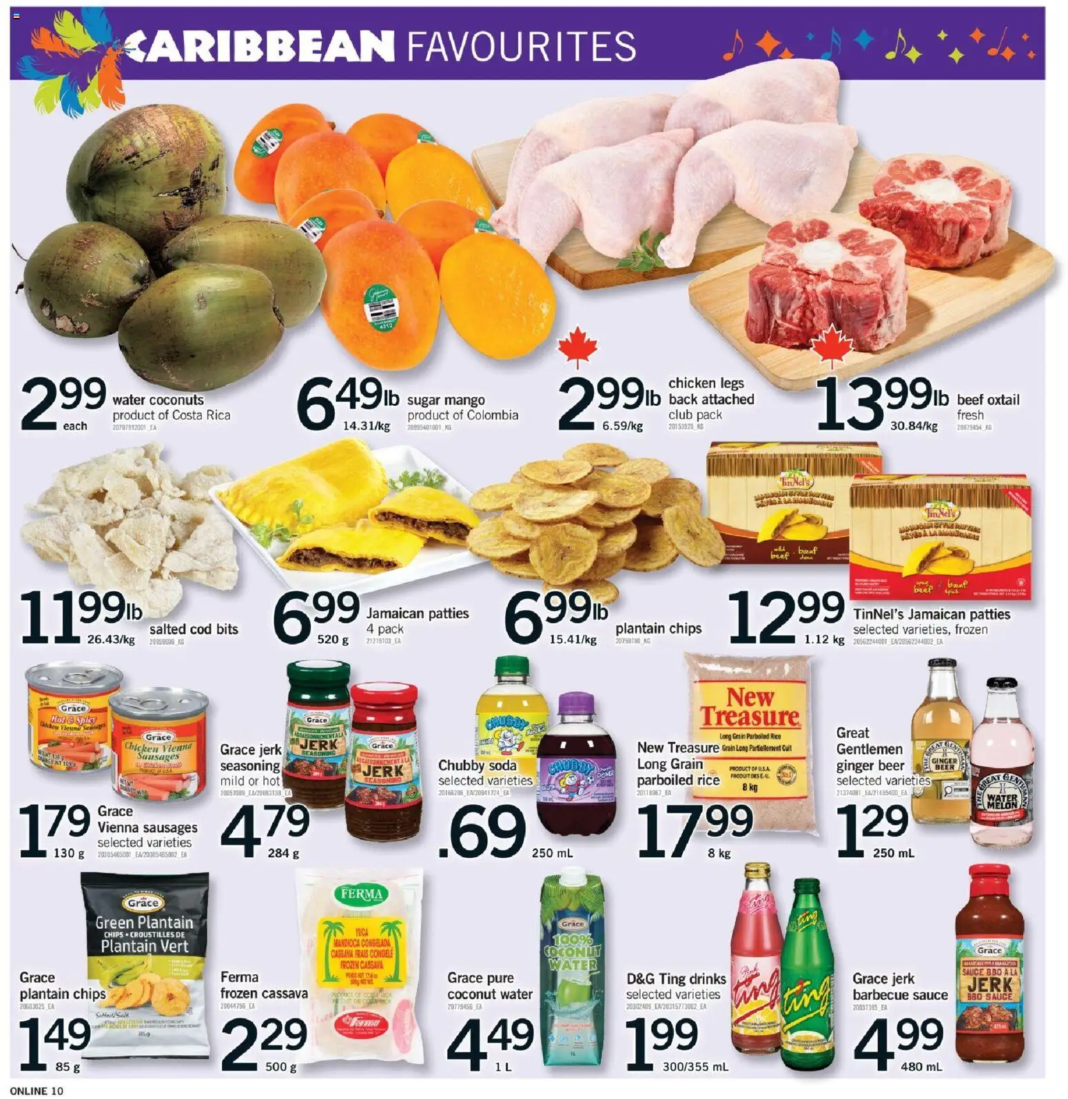 Fortinos flyer valid from Jul 9, 2026 | Page: 10 | Products: Beef, Chips, Beer, Chicken