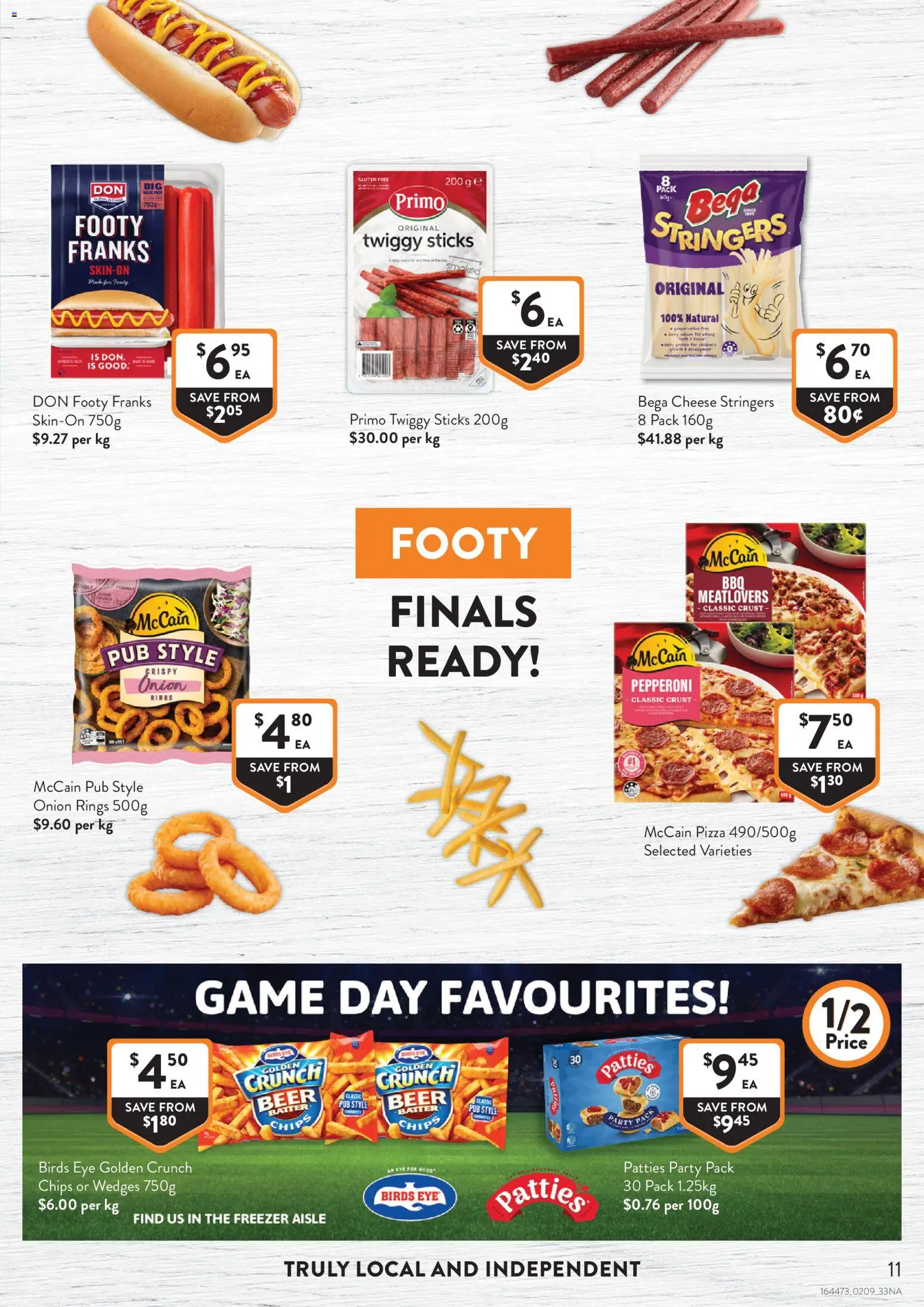 Foodworks catalogue - valid from 02/09/2026 | Page: 11 | Products: Chips, Onion, Game, Freezer