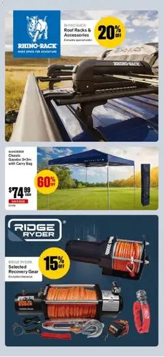 Preview of Supercheap Auto catalogue - valid from 10.06.2026 | Page: 23 | Products: Gazebo, Accessories, Bag