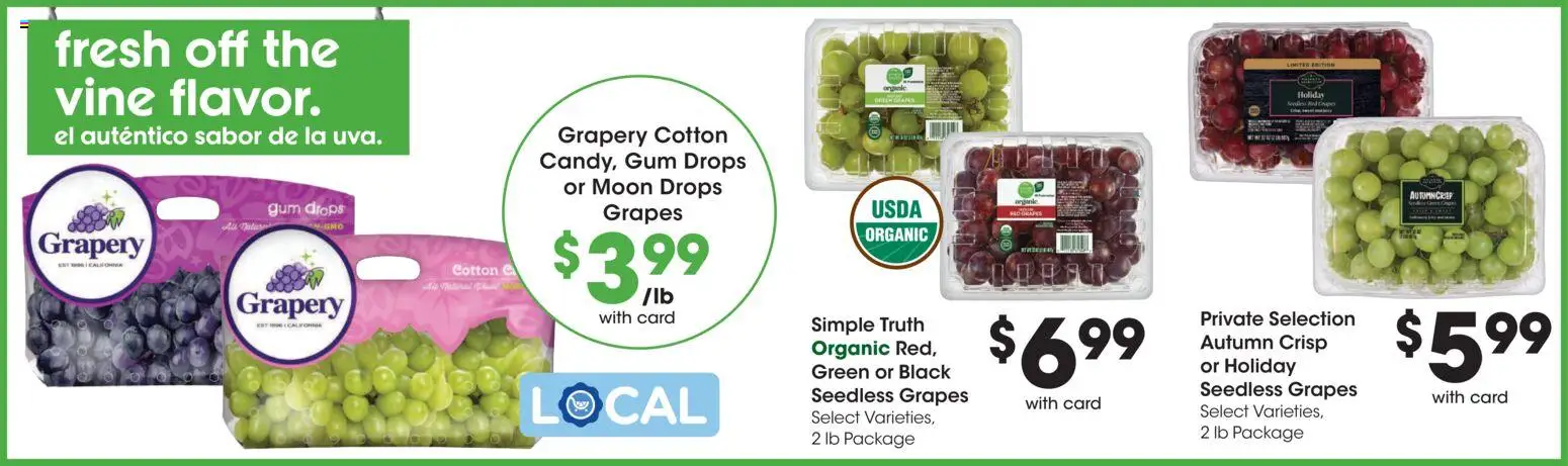 Ralphs Weekly Ad - valid from 09/09/2026 | Page: 11 | Products: Grapes, Seedless grapes